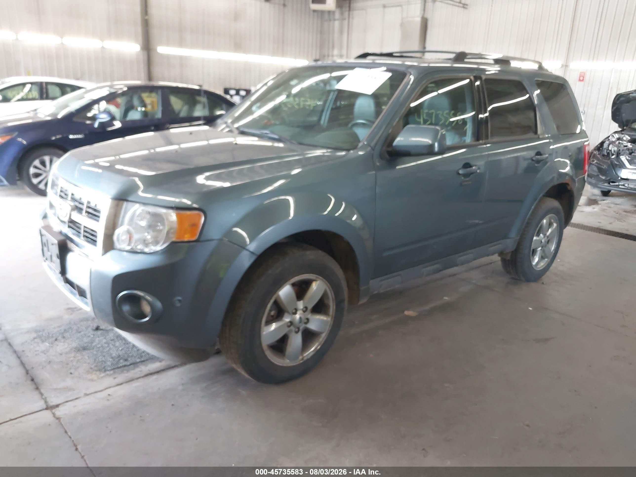 2011 Ford Escape Limited Light Blue vin: 1FMCU9EG8BKB98213