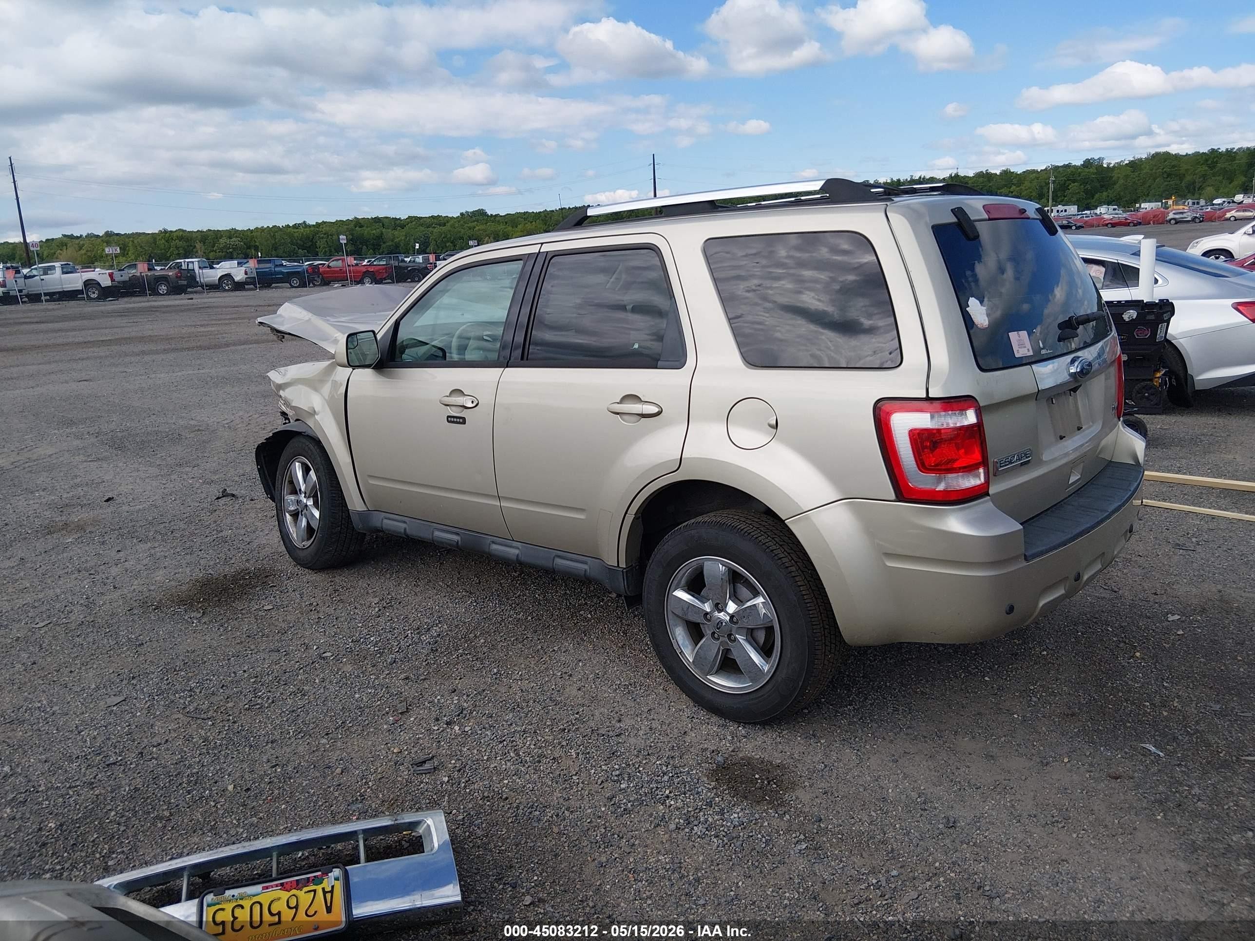 2011 Ford Escape Limited Tan vin: 1FMCU9EG8BKC35454