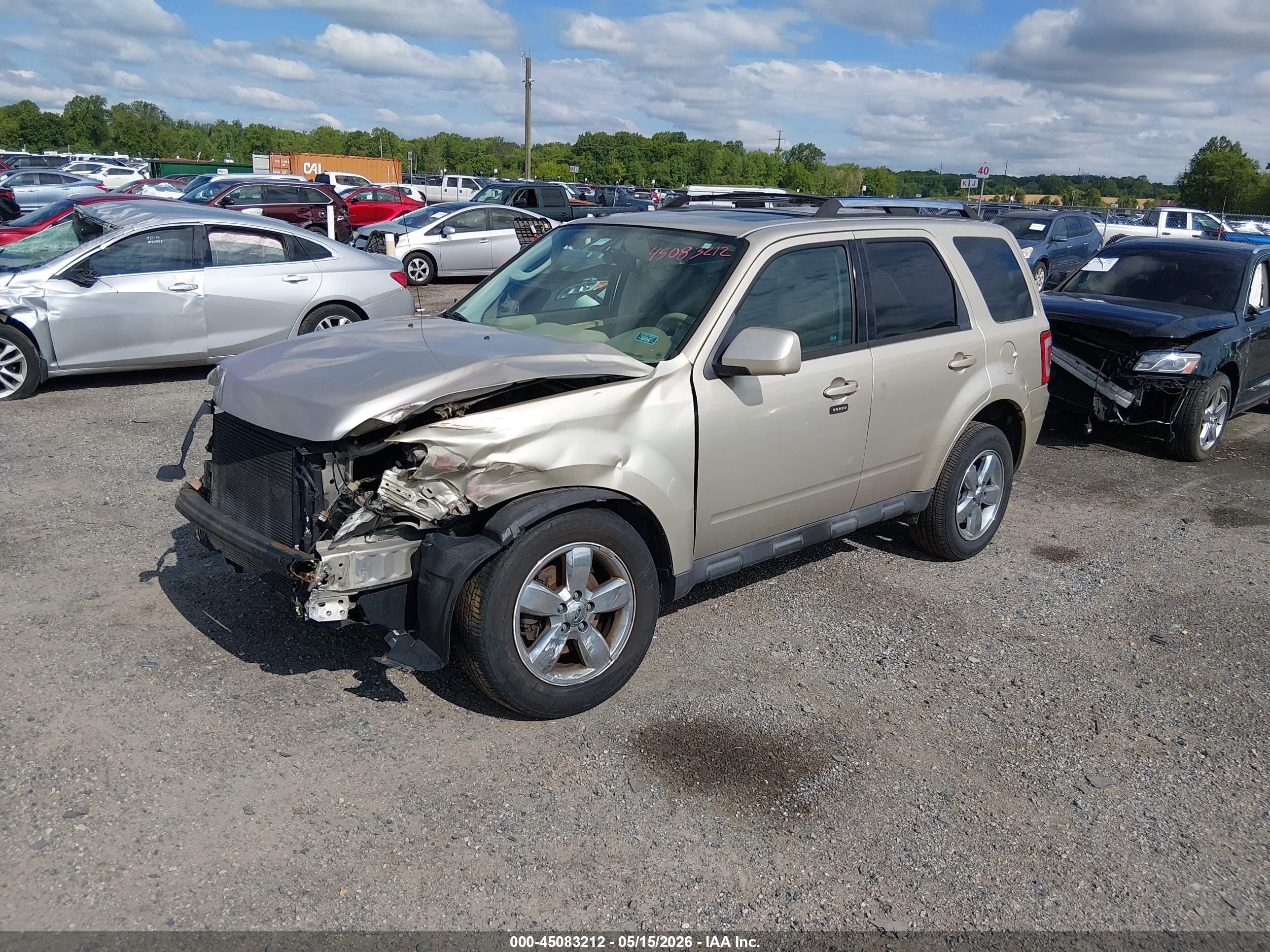2011 Ford Escape Limited Tan vin: 1FMCU9EG8BKC35454