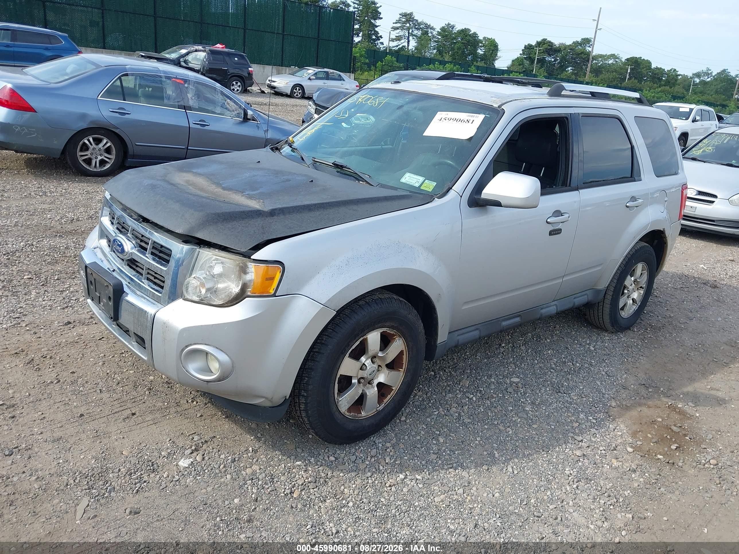 2011 Ford Escape Limited Silver vin: 1FMCU9EG8BKC41917