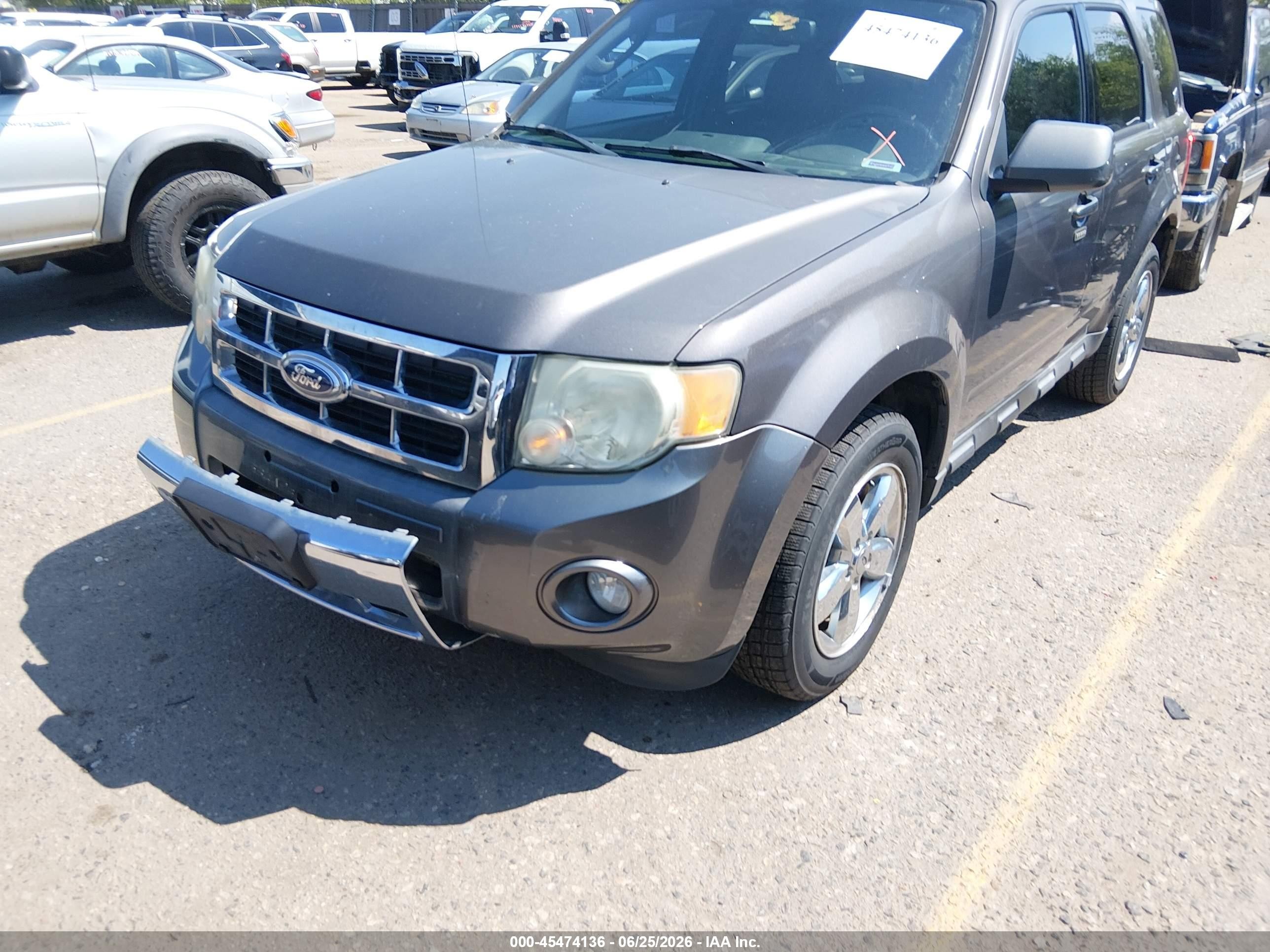 2011 Ford Escape Limited Gray vin: 1FMCU9EG8BKC63321