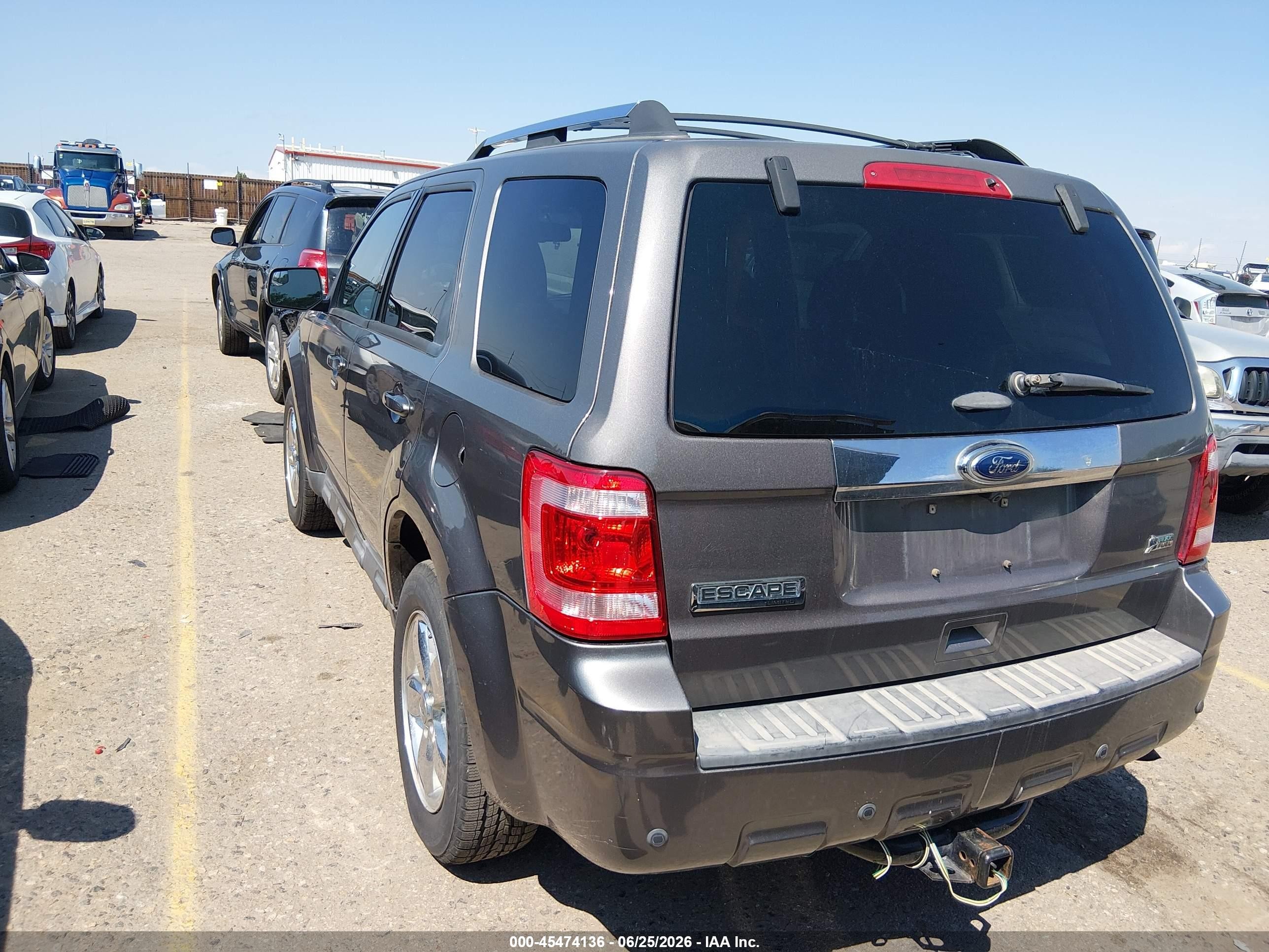 2011 Ford Escape Limited Gray vin: 1FMCU9EG8BKC63321