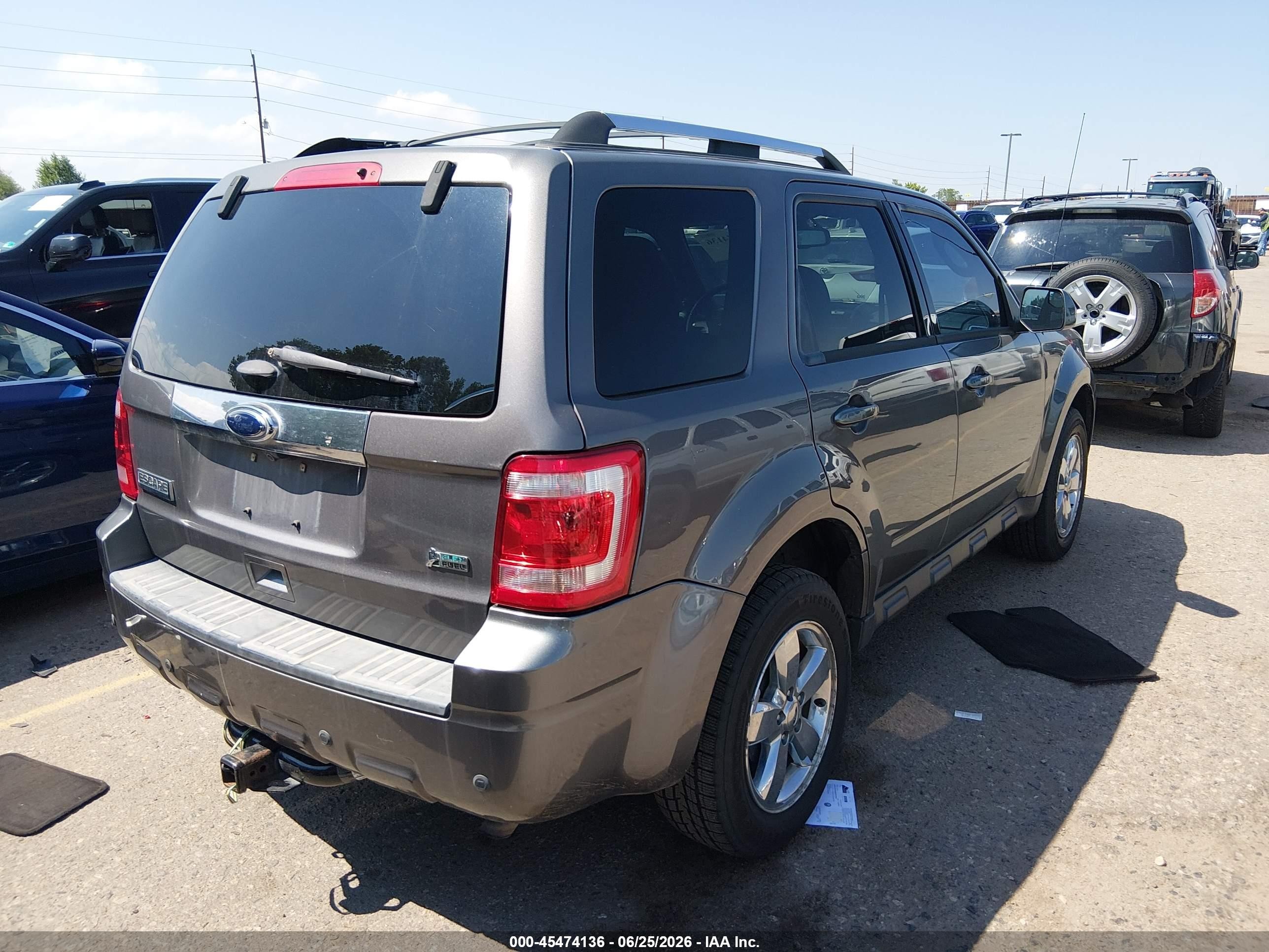 2011 Ford Escape Limited Gray vin: 1FMCU9EG8BKC63321