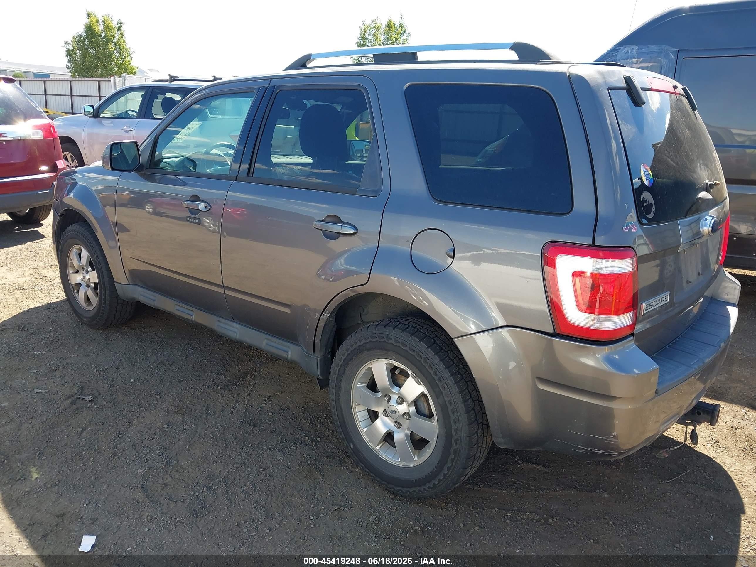 2011 Ford Escape Limited Black vin: 1FMCU9EG8BKC69135