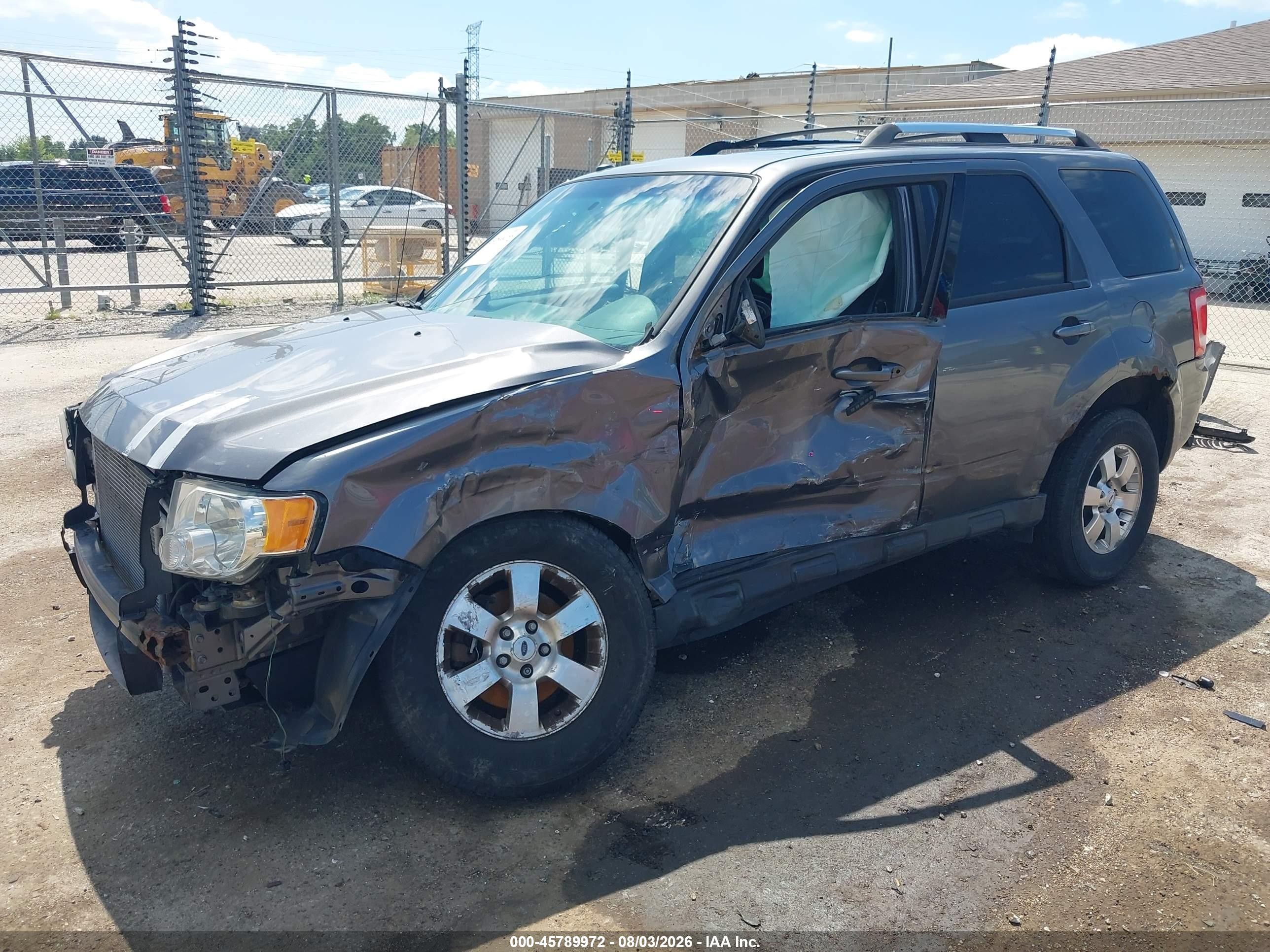2012 Ford Escape Limited Gray vin: 1FMCU9EG8CKA29732