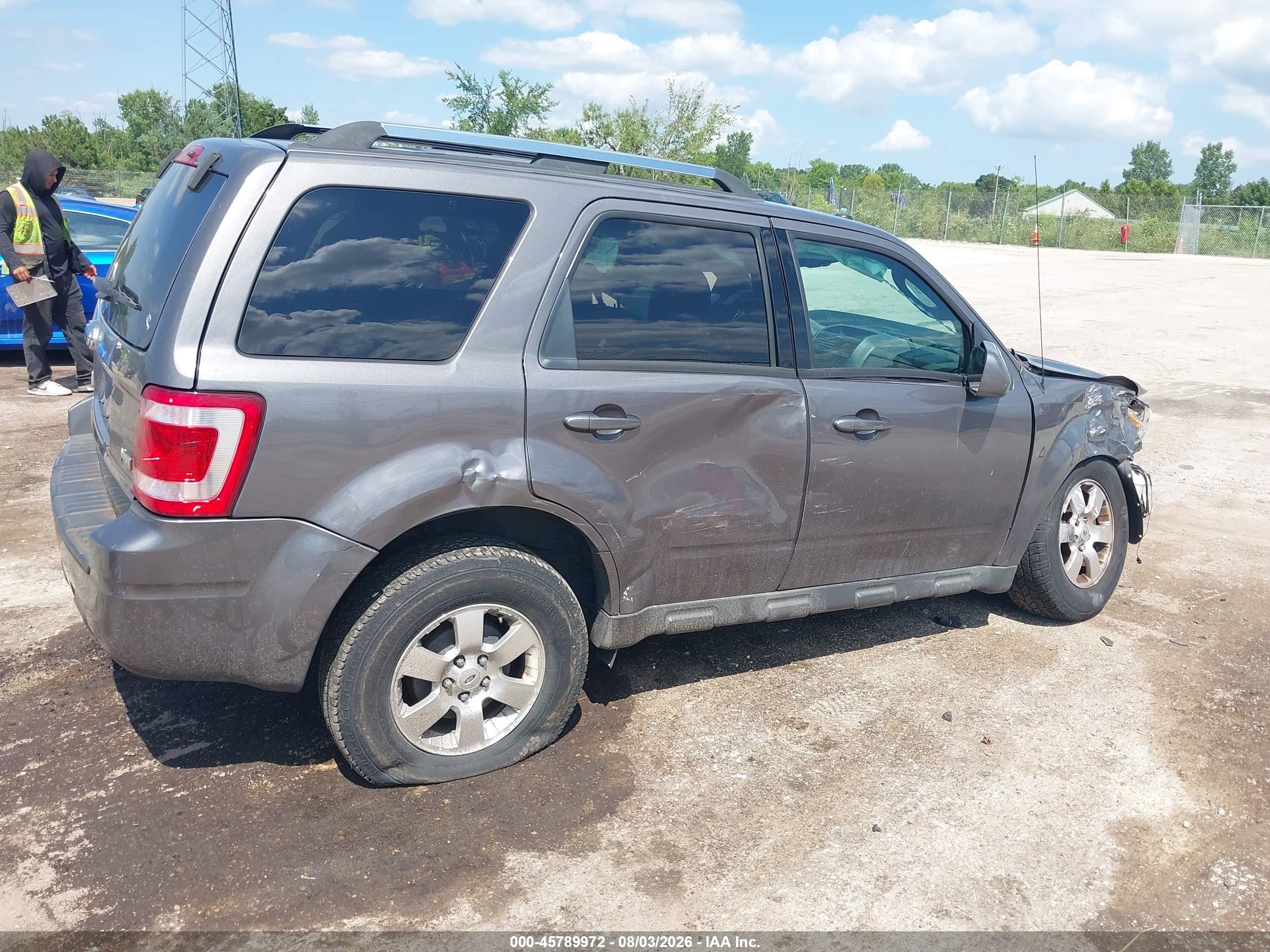 2012 Ford Escape Limited Gray vin: 1FMCU9EG8CKA29732