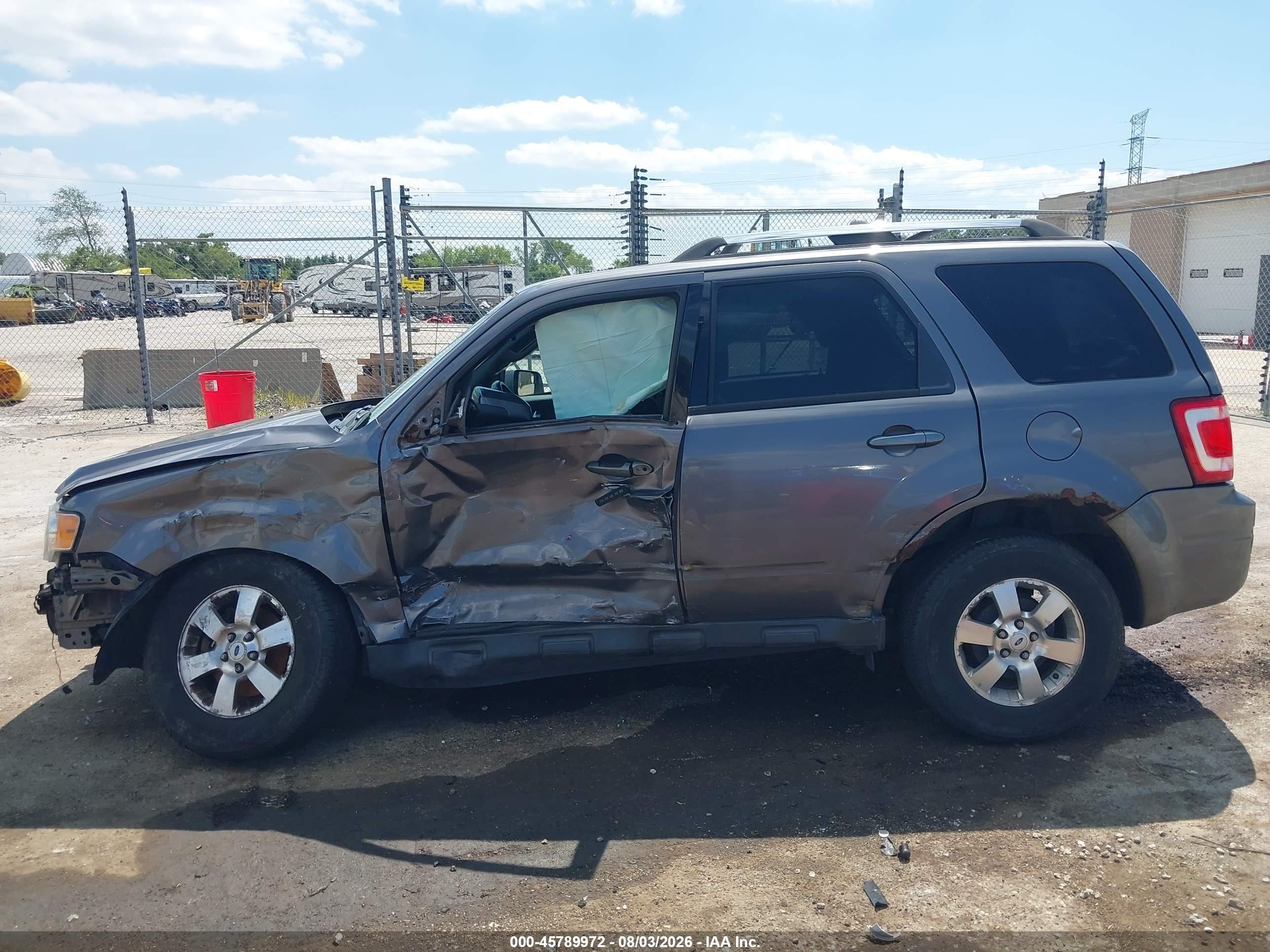 2012 Ford Escape Limited Gray vin: 1FMCU9EG8CKA29732