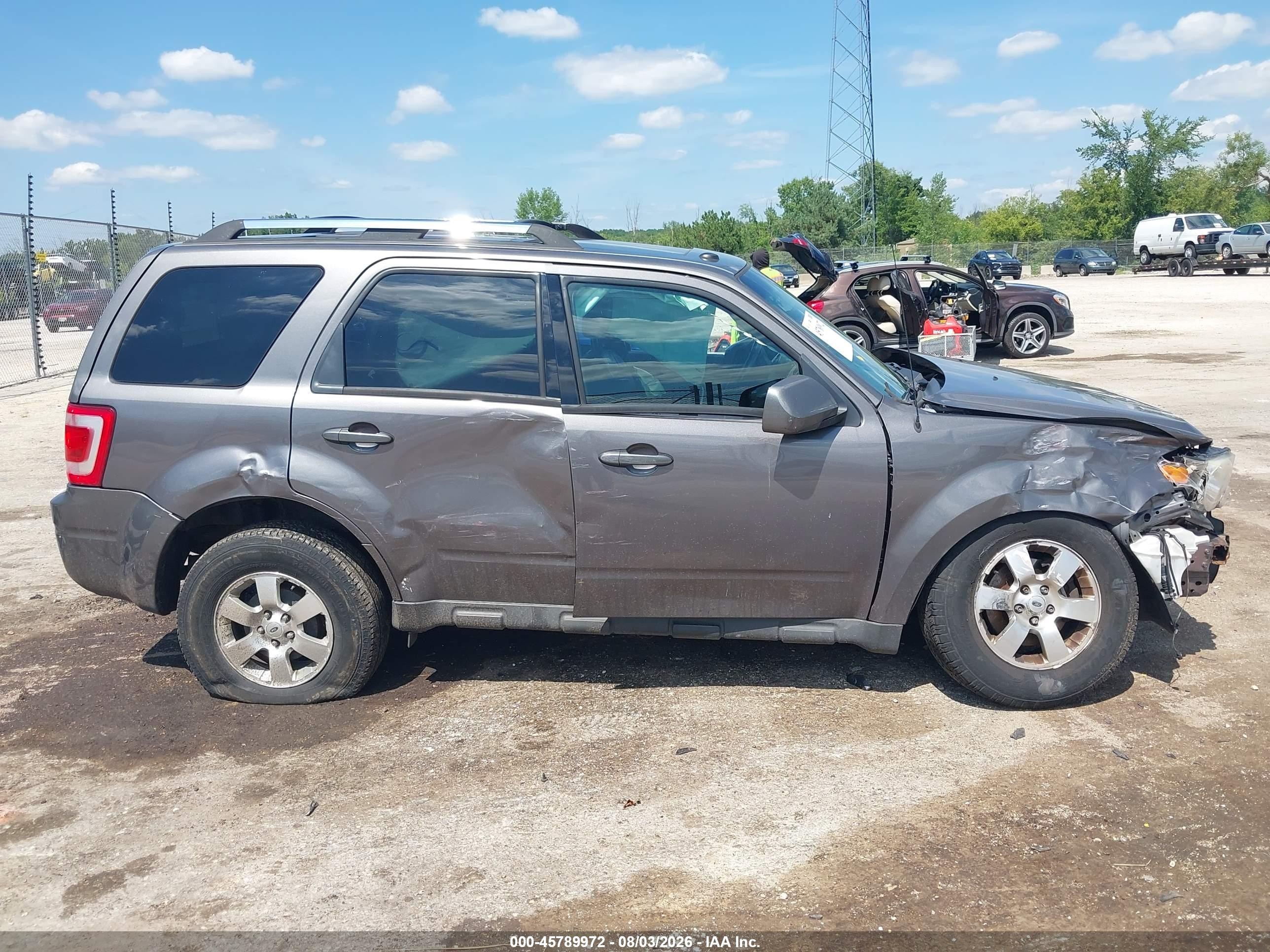 2012 Ford Escape Limited Gray vin: 1FMCU9EG8CKA29732