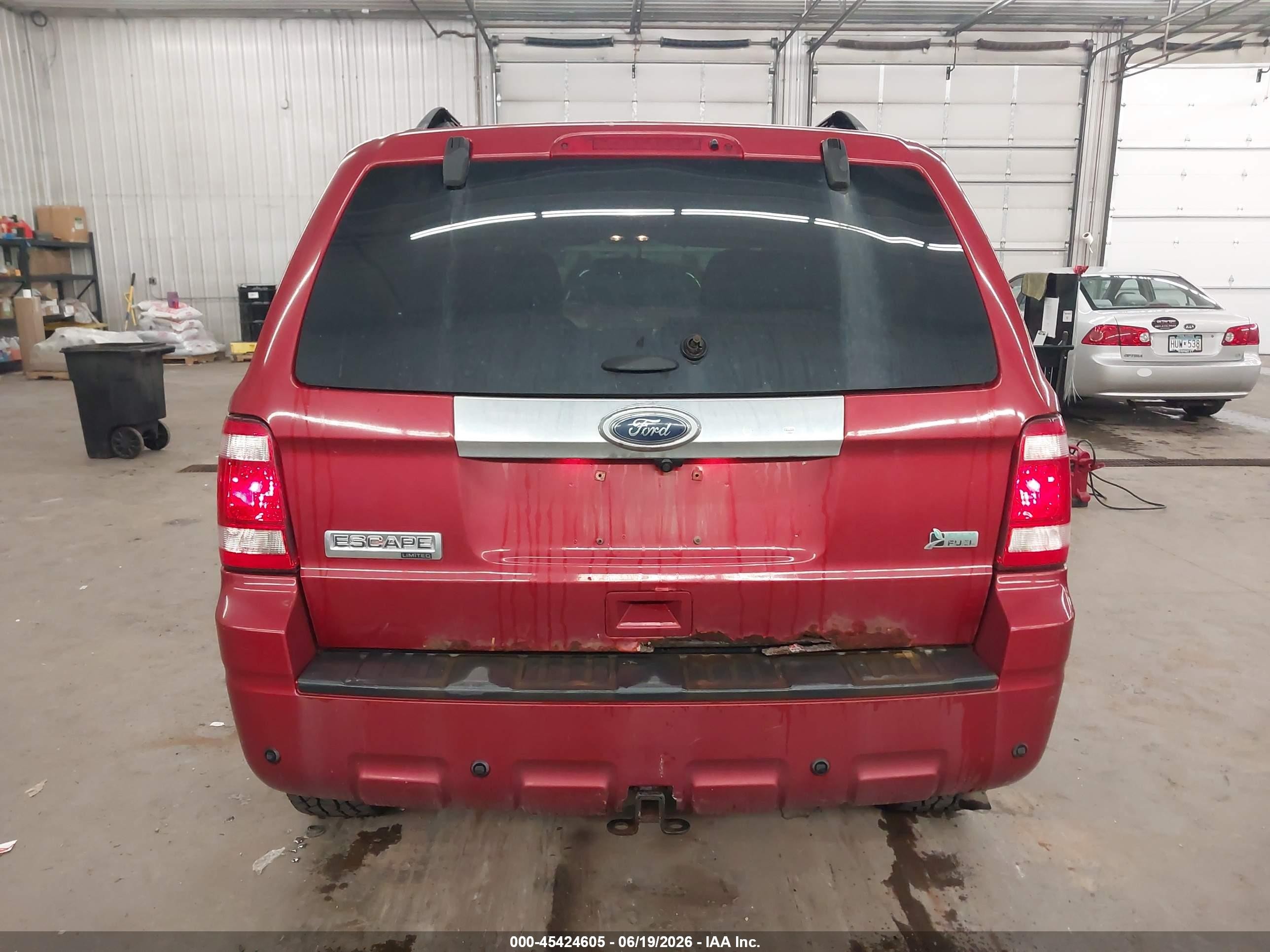 2012 Ford Escape Limited Maroon vin: 1FMCU9EG8CKA33571