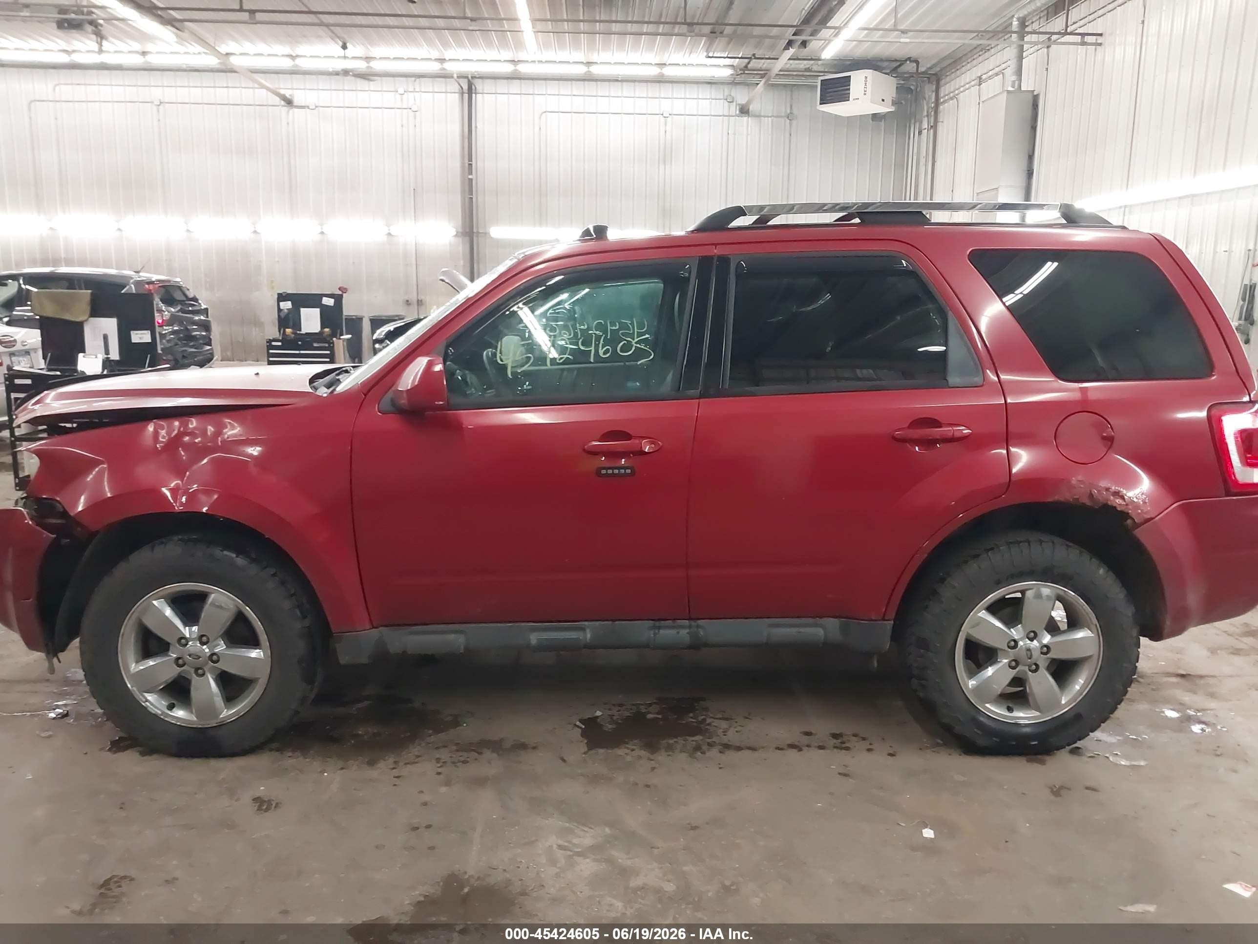 2012 Ford Escape Limited Maroon vin: 1FMCU9EG8CKA33571