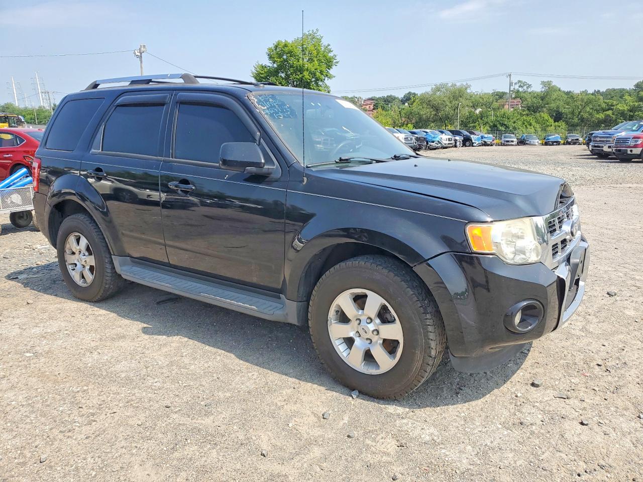 2012 Ford Escape Limited Black vin: 1FMCU9EG8CKB09256