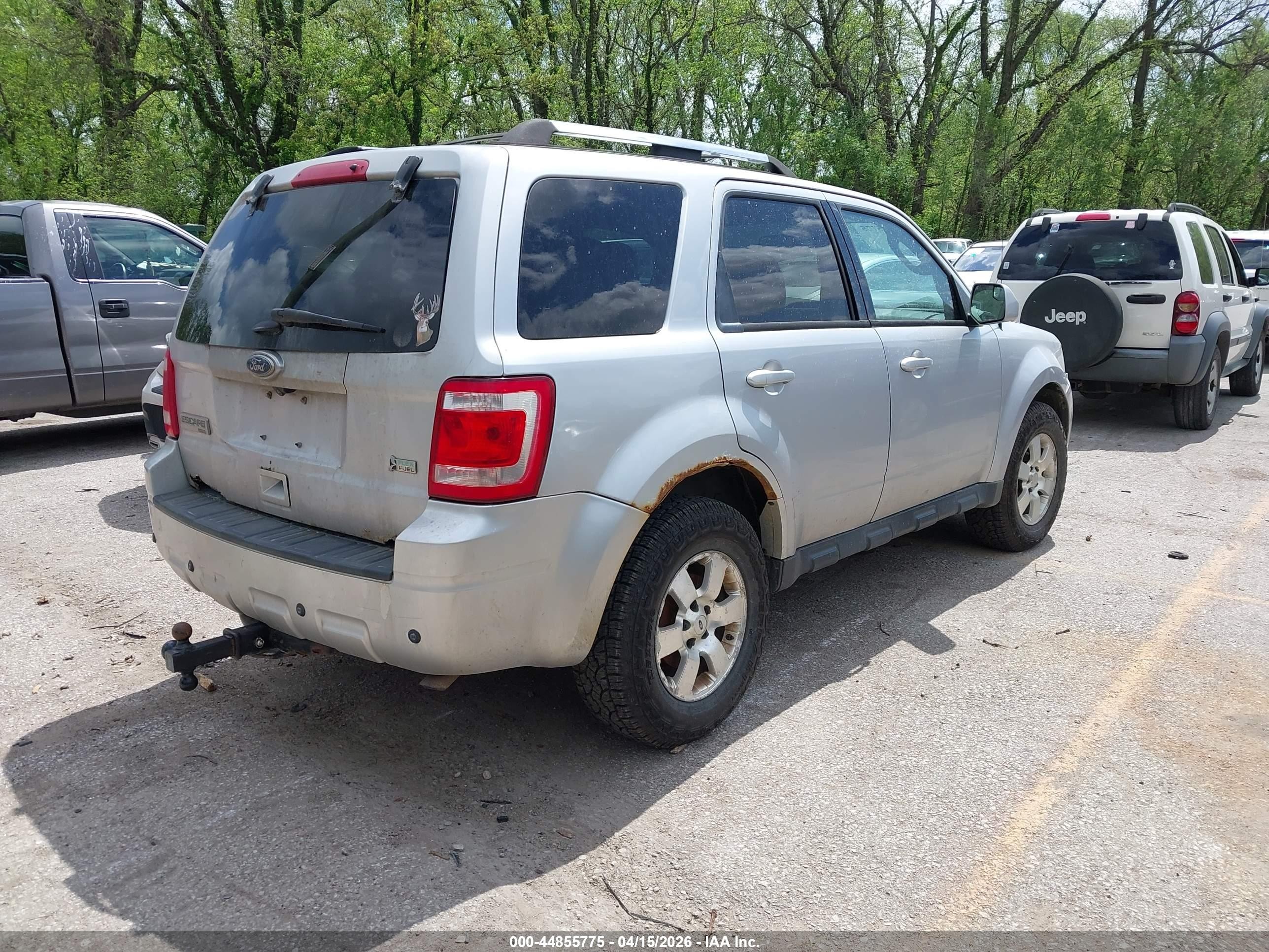 2012 Ford Escape Limited Silver vin: 1FMCU9EG8CKB34805