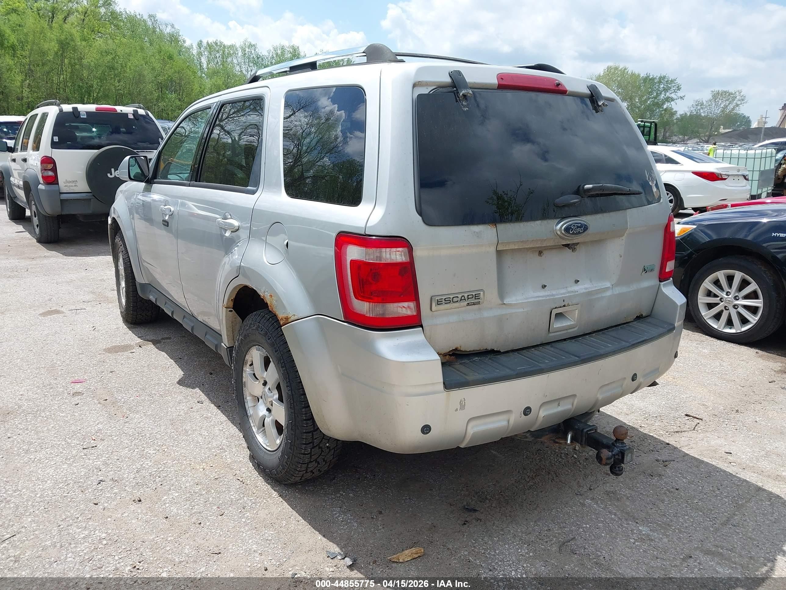 2012 Ford Escape Limited Silver vin: 1FMCU9EG8CKB34805