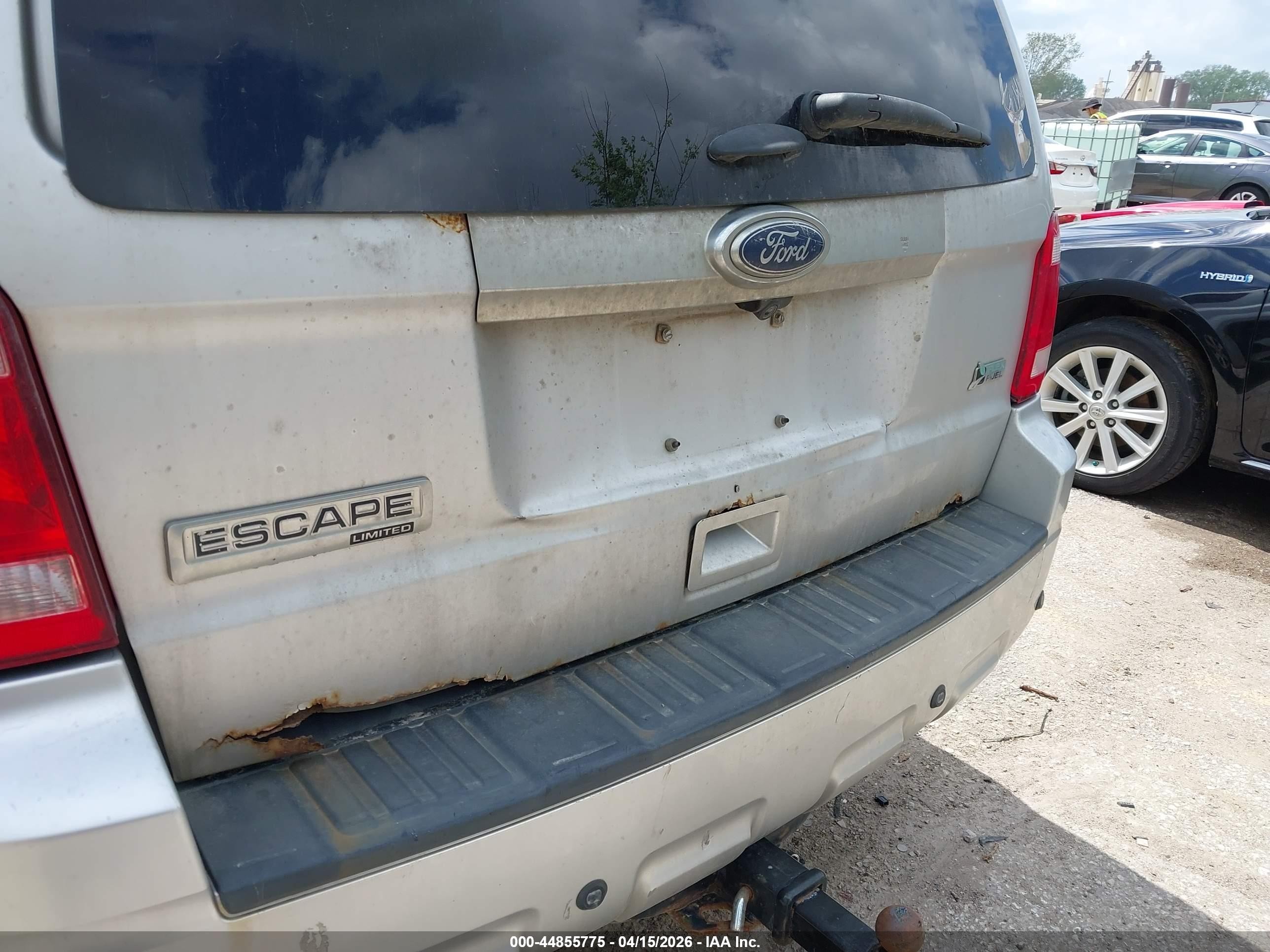 2012 Ford Escape Limited Silver vin: 1FMCU9EG8CKB34805