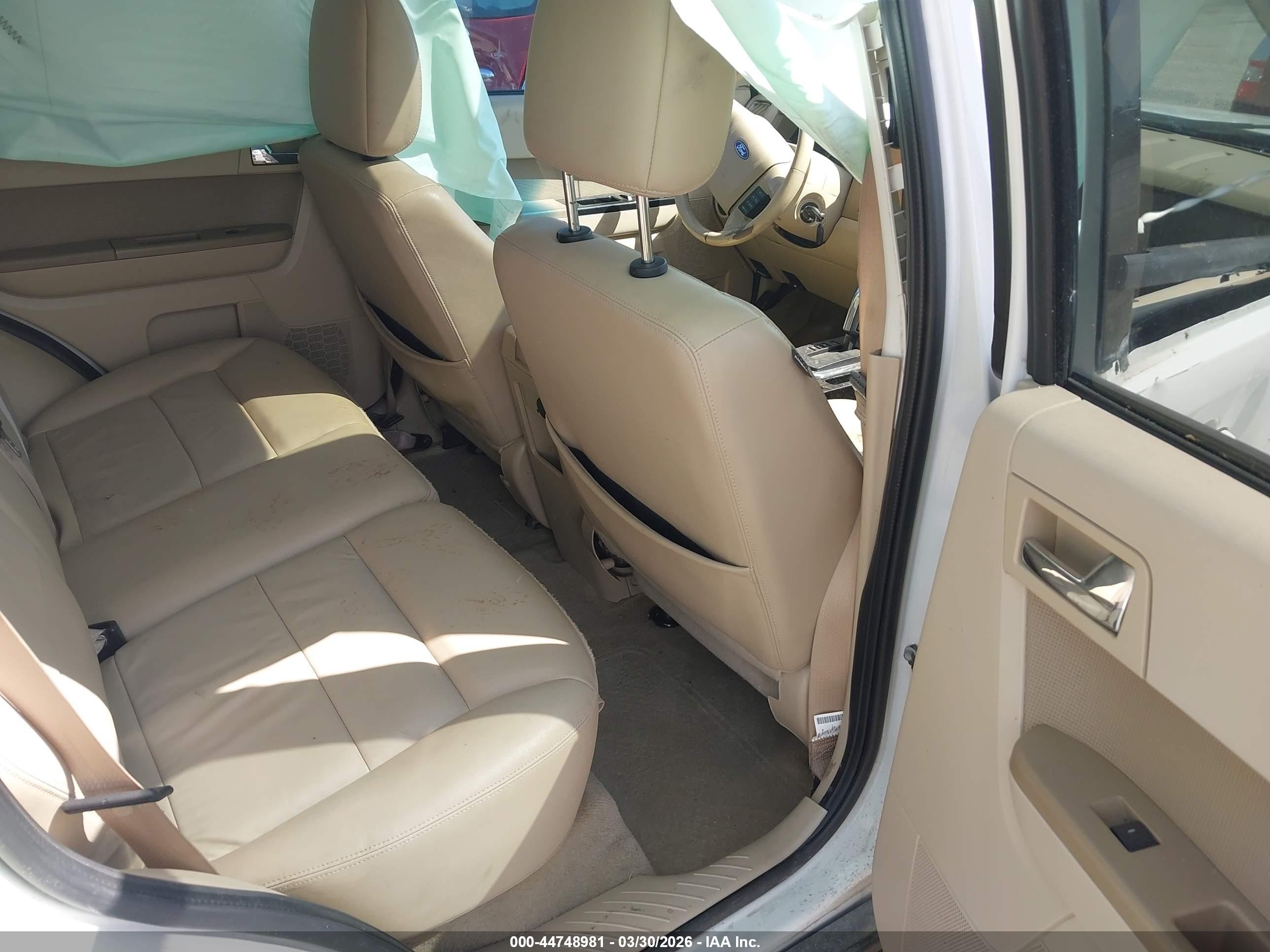 2012 Ford Escape Limited White vin: 1FMCU9EG8CKB52317