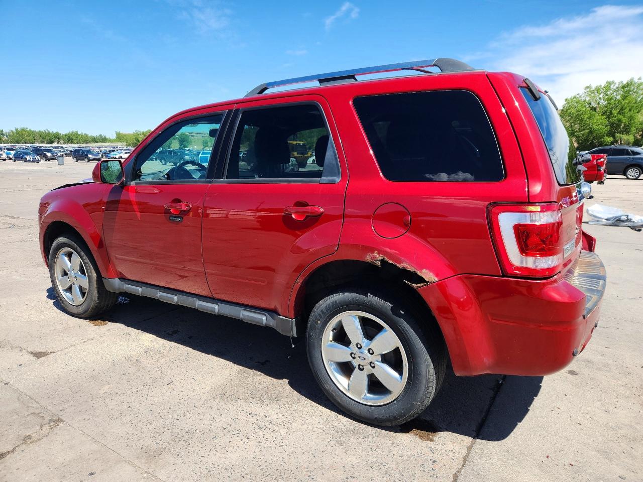 2012 Ford Escape Limited Red vin: 1FMCU9EG8CKC77561