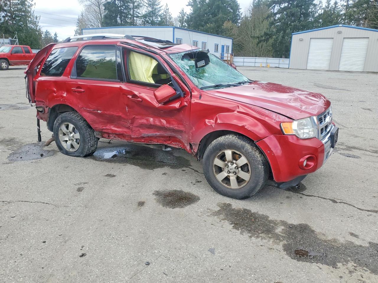 2010 Ford Escape Limited Red vin: 1FMCU9EG9AKB35300