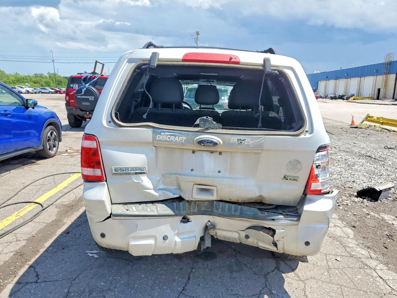 2010 Ford Escape Limited Silver vin: 1FMCU9EG9AKC71801