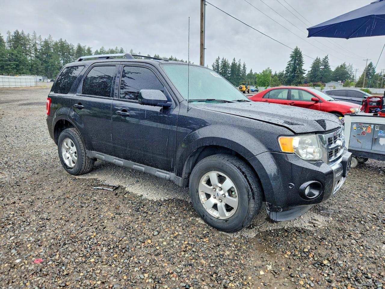2011 Ford Escape Limited Black vin: 1FMCU9EG9BKA08614
