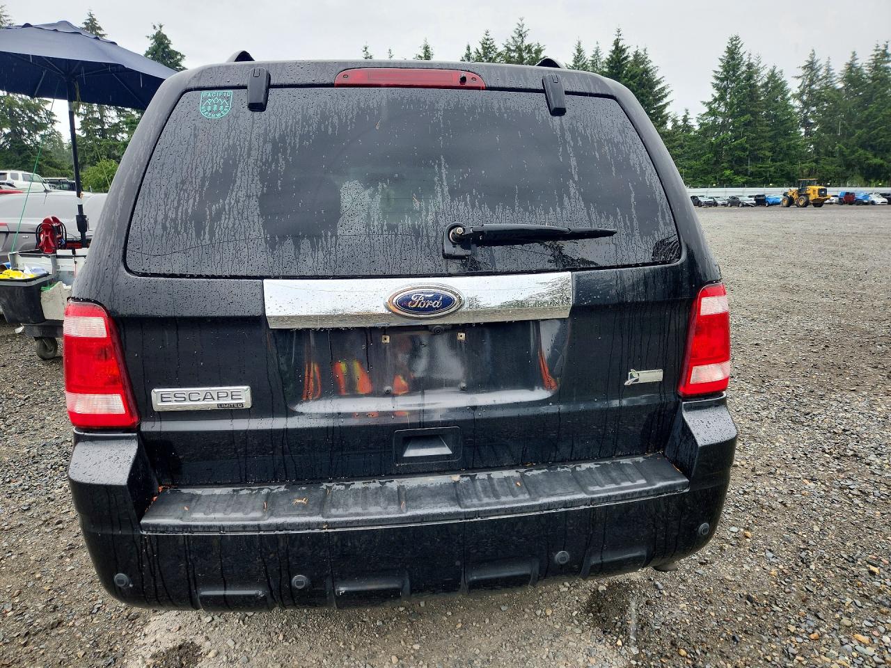 2011 Ford Escape Limited Black vin: 1FMCU9EG9BKA08614