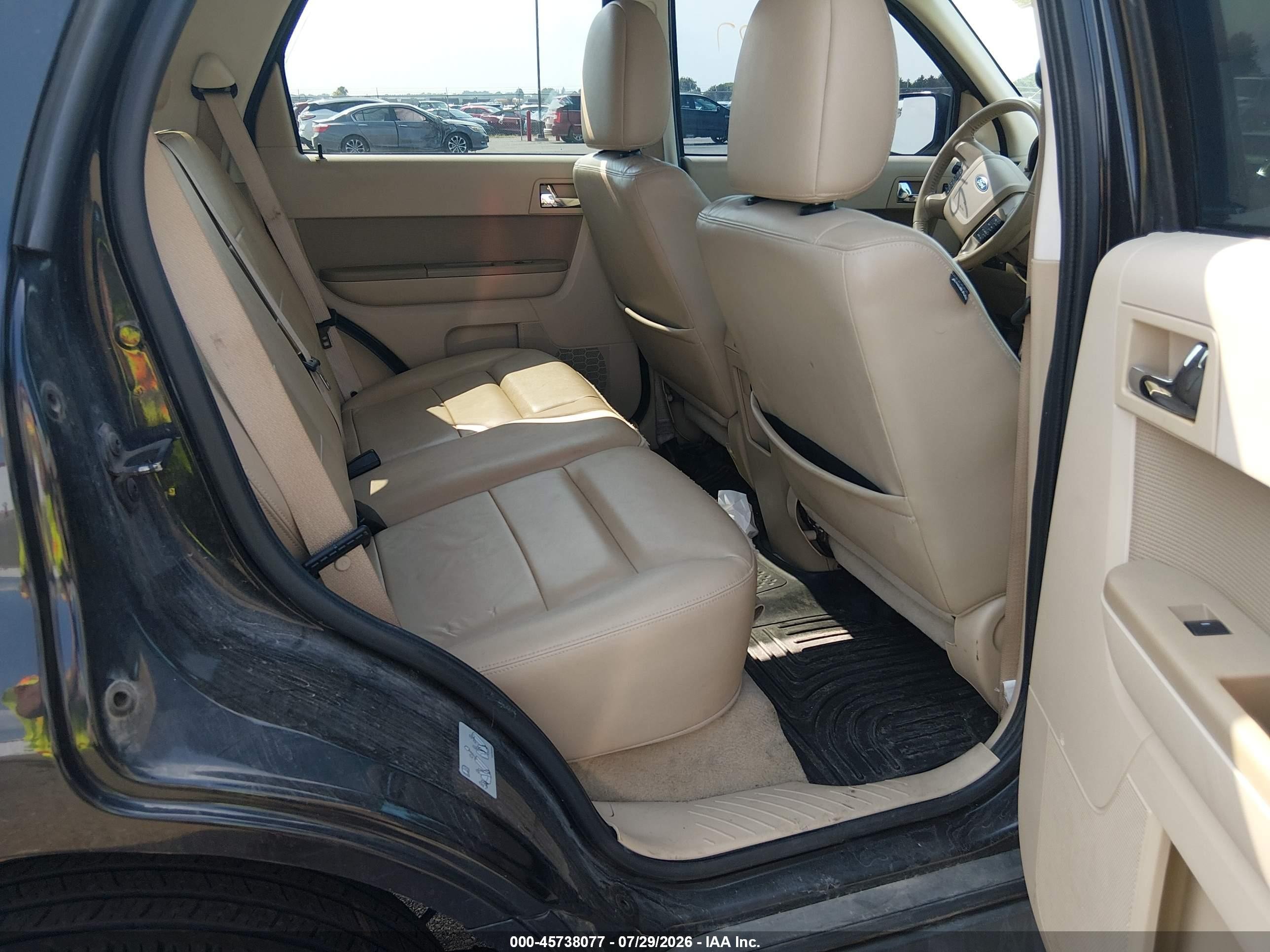 2011 Ford Escape Limited Black vin: 1FMCU9EG9BKA17586