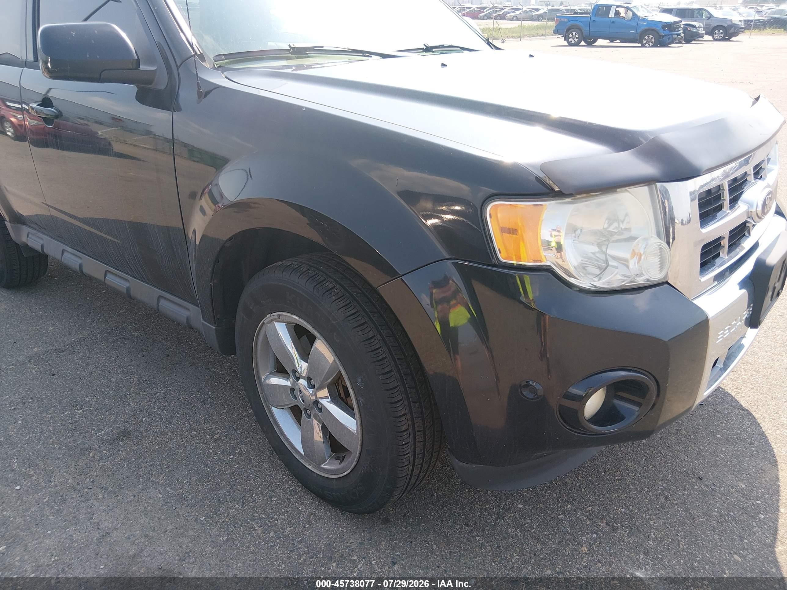 2011 Ford Escape Limited Black vin: 1FMCU9EG9BKA17586
