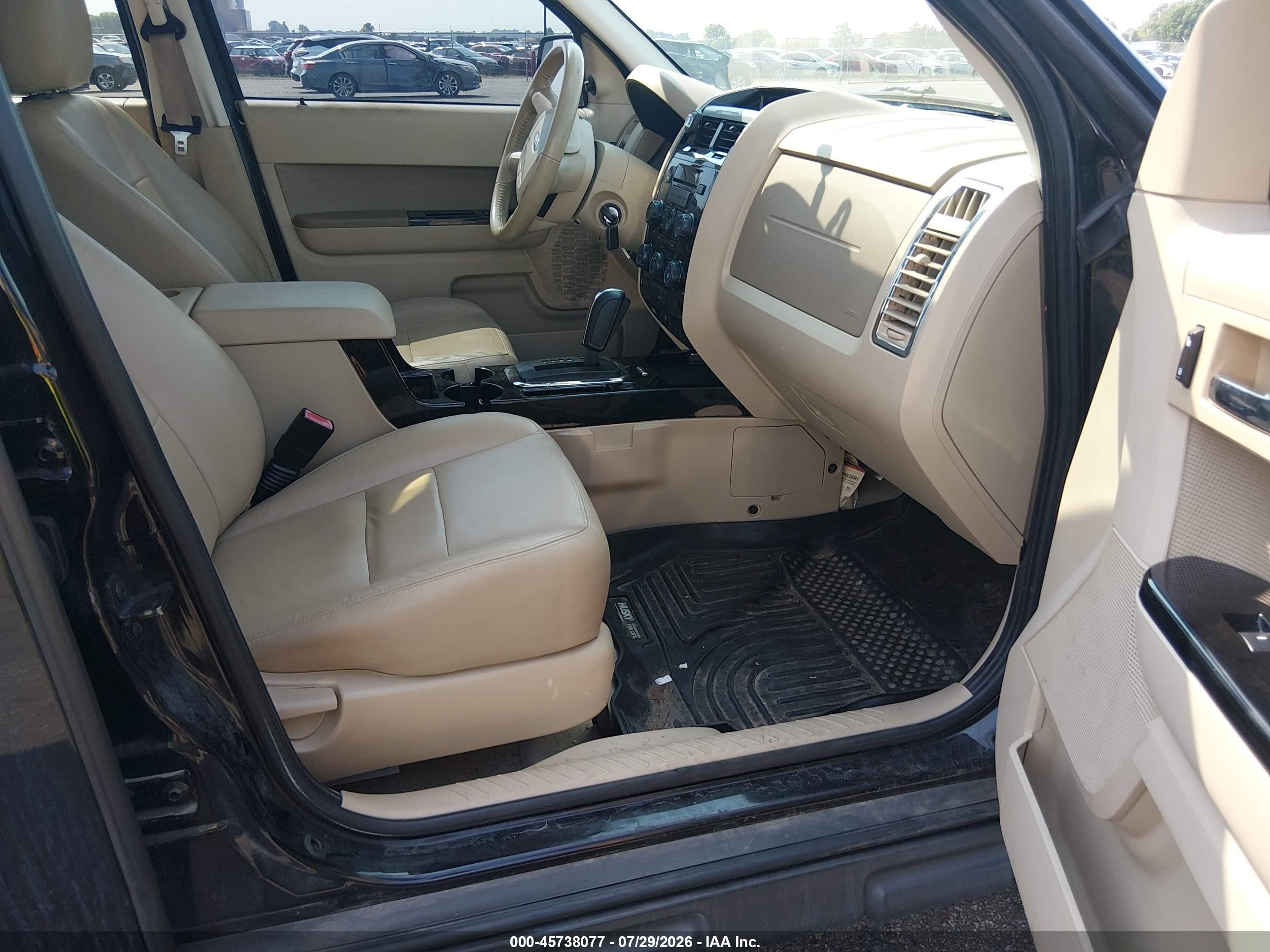 2011 Ford Escape Limited Black vin: 1FMCU9EG9BKA17586