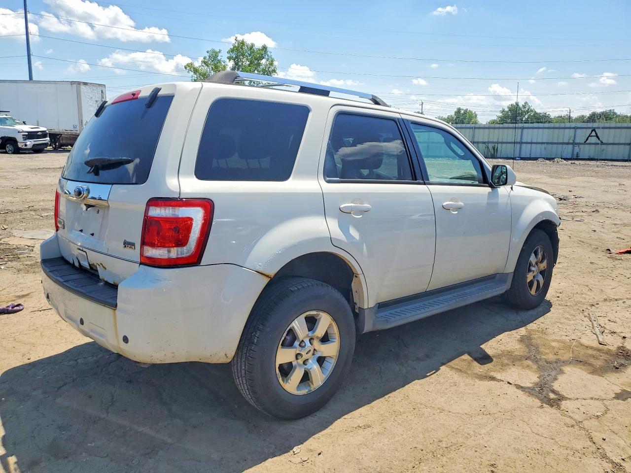 2011 Ford Escape Limited White vin: 1FMCU9EG9BKA52175