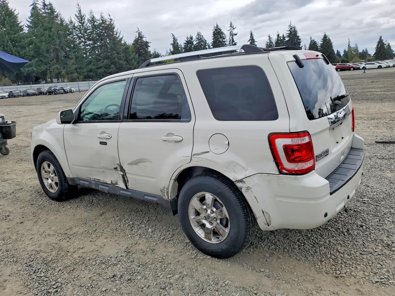 2011 Ford Escape Limited White vin: 1FMCU9EG9BKA74886