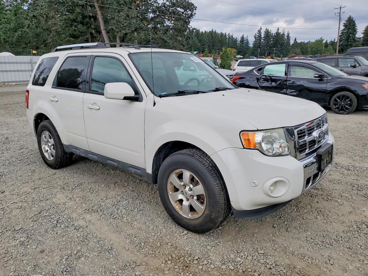 2011 Ford Escape Limited White vin: 1FMCU9EG9BKA74886