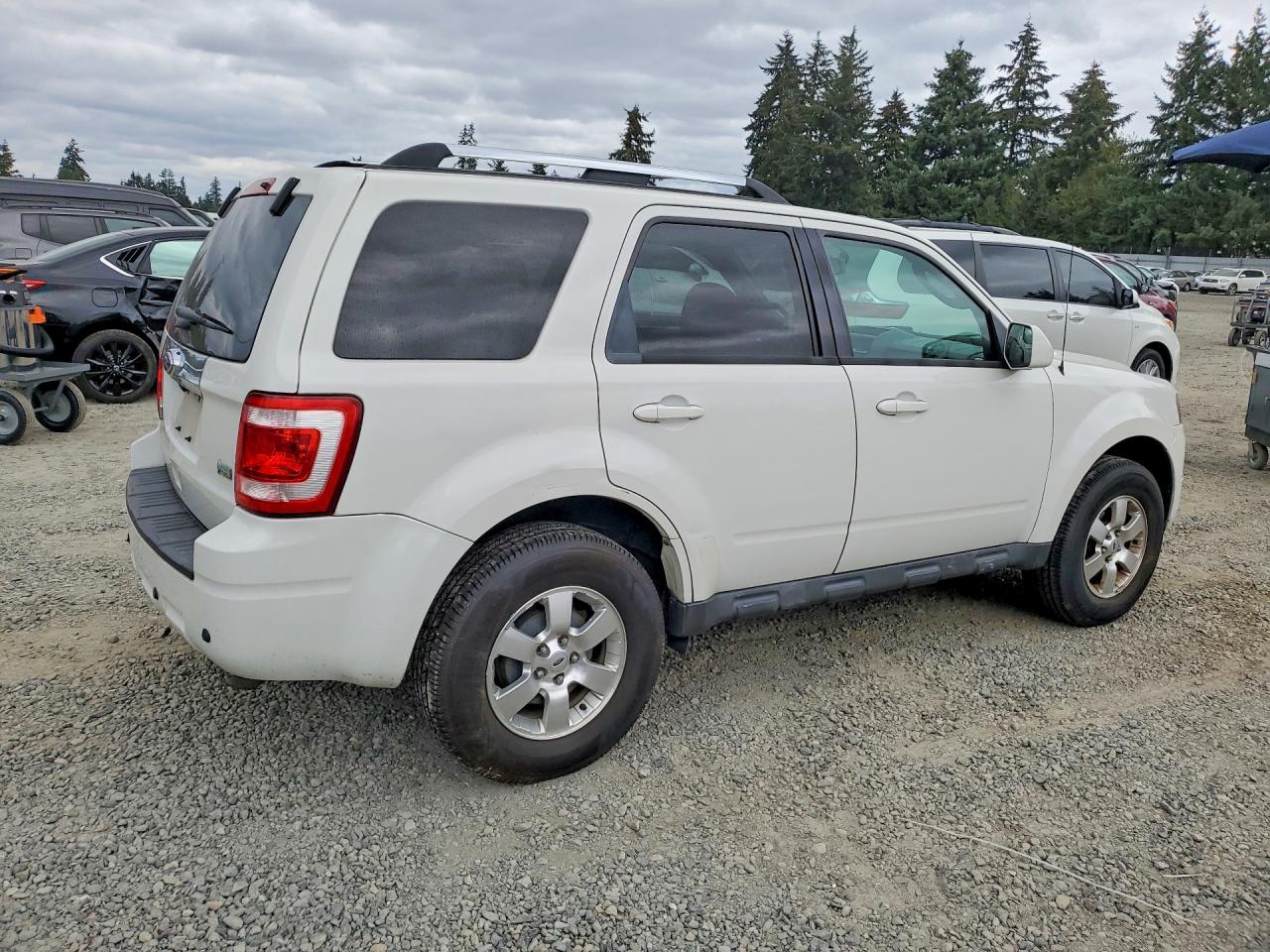 2011 Ford Escape Limited White vin: 1FMCU9EG9BKA74886