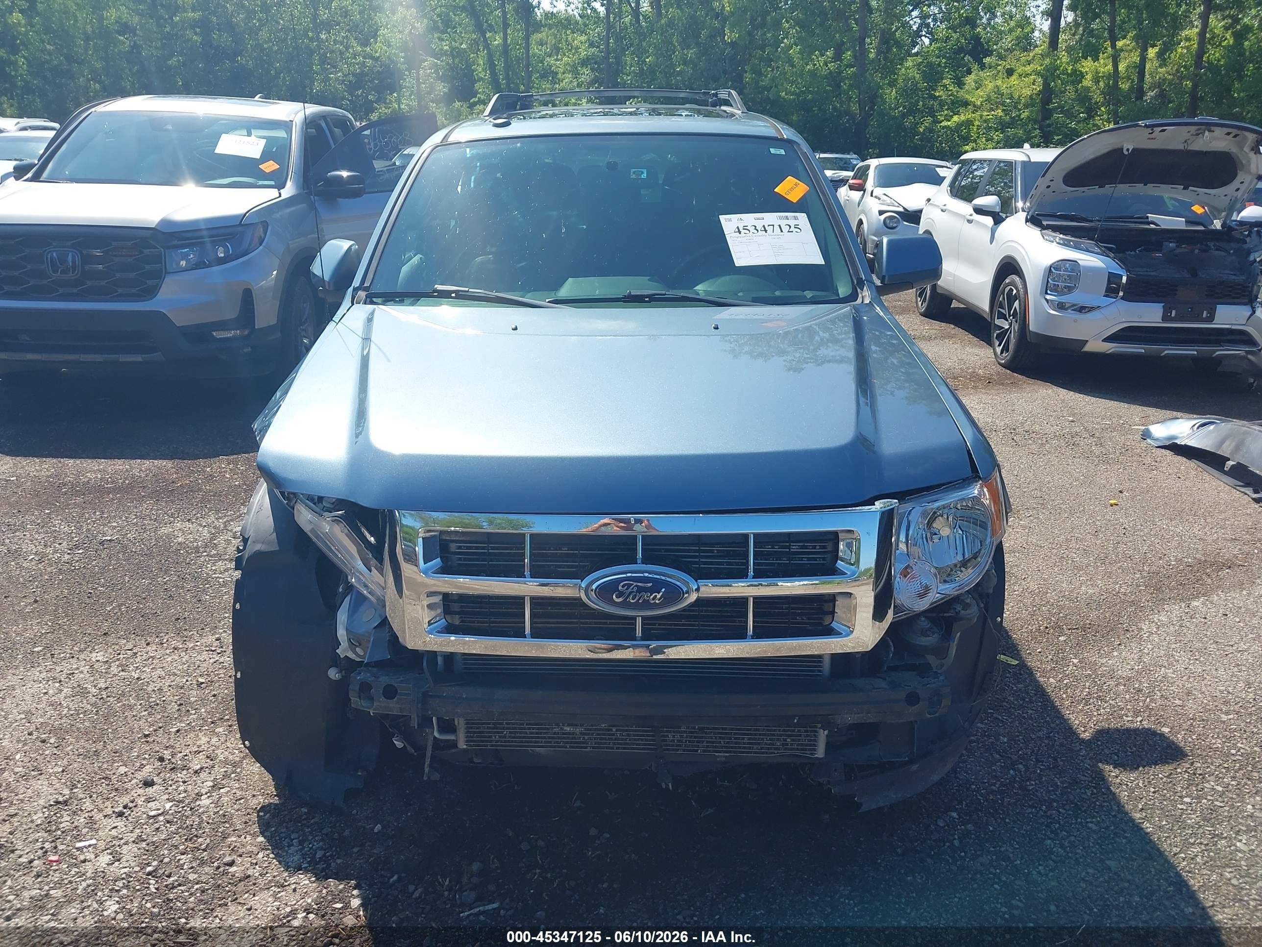 2011 Ford Escape Limited Blue vin: 1FMCU9EG9BKB39560