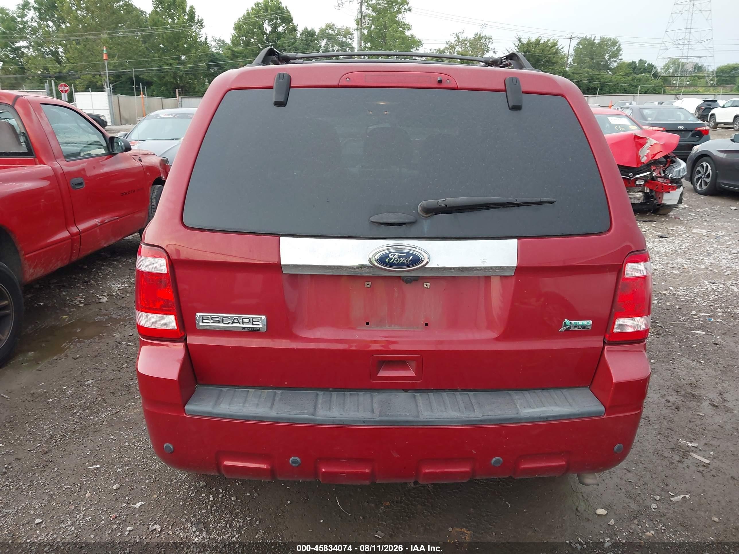 2011 Ford Escape Limited Красный vin: 1FMCU9EG9BKB45231