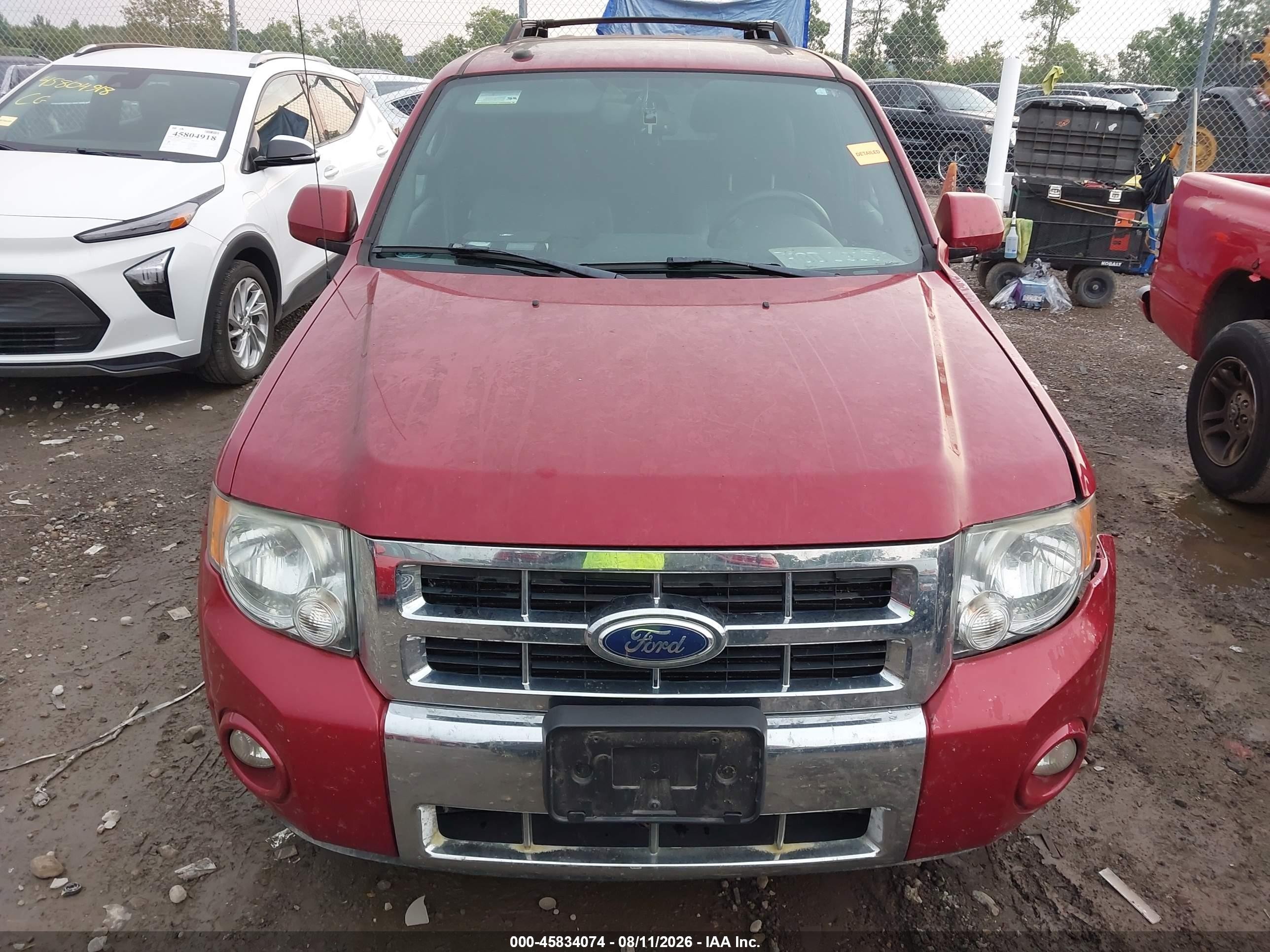 2011 Ford Escape Limited Красный vin: 1FMCU9EG9BKB45231