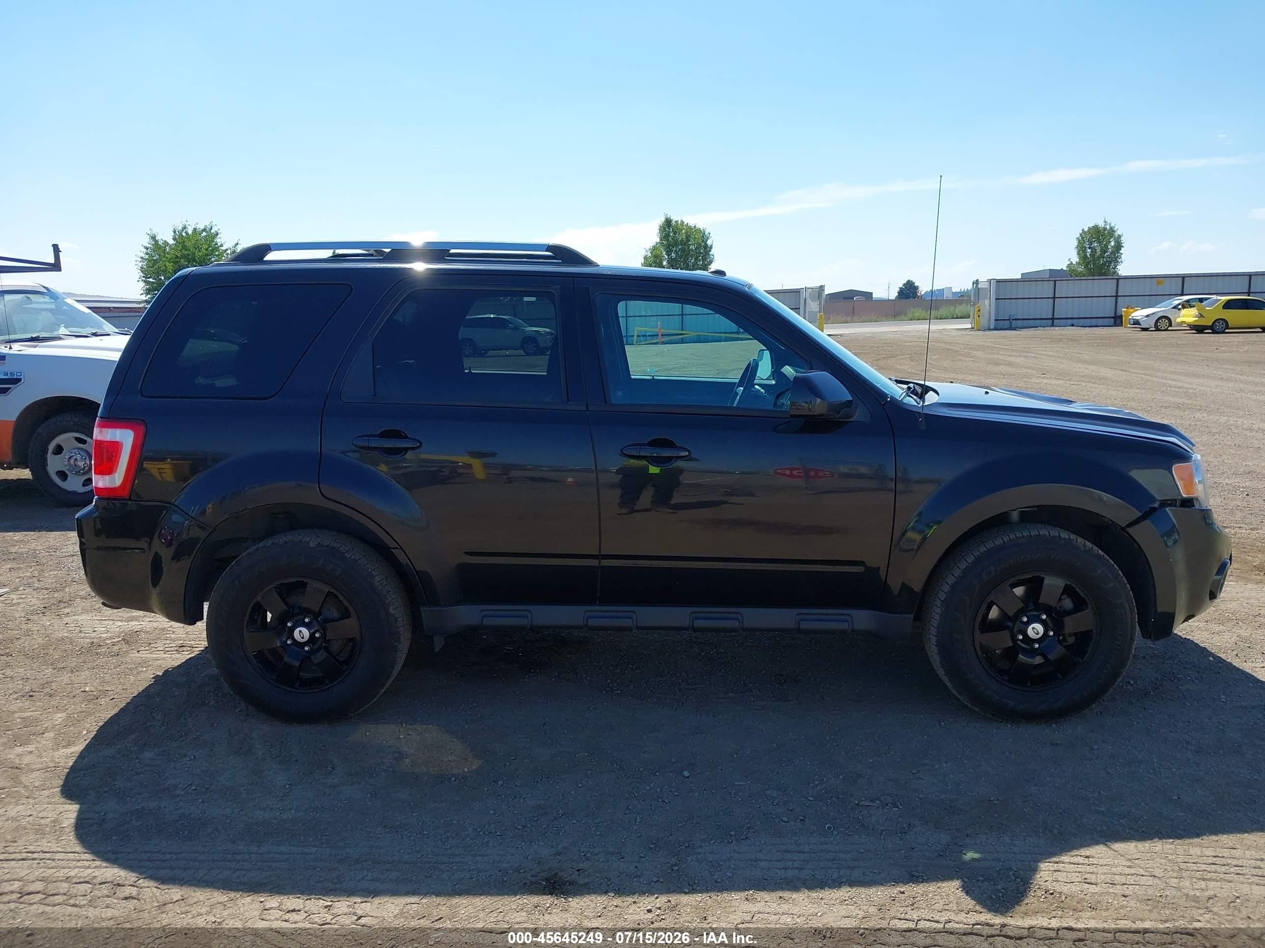 2011 Ford Escape Limited Black vin: 1FMCU9EG9BKB65625