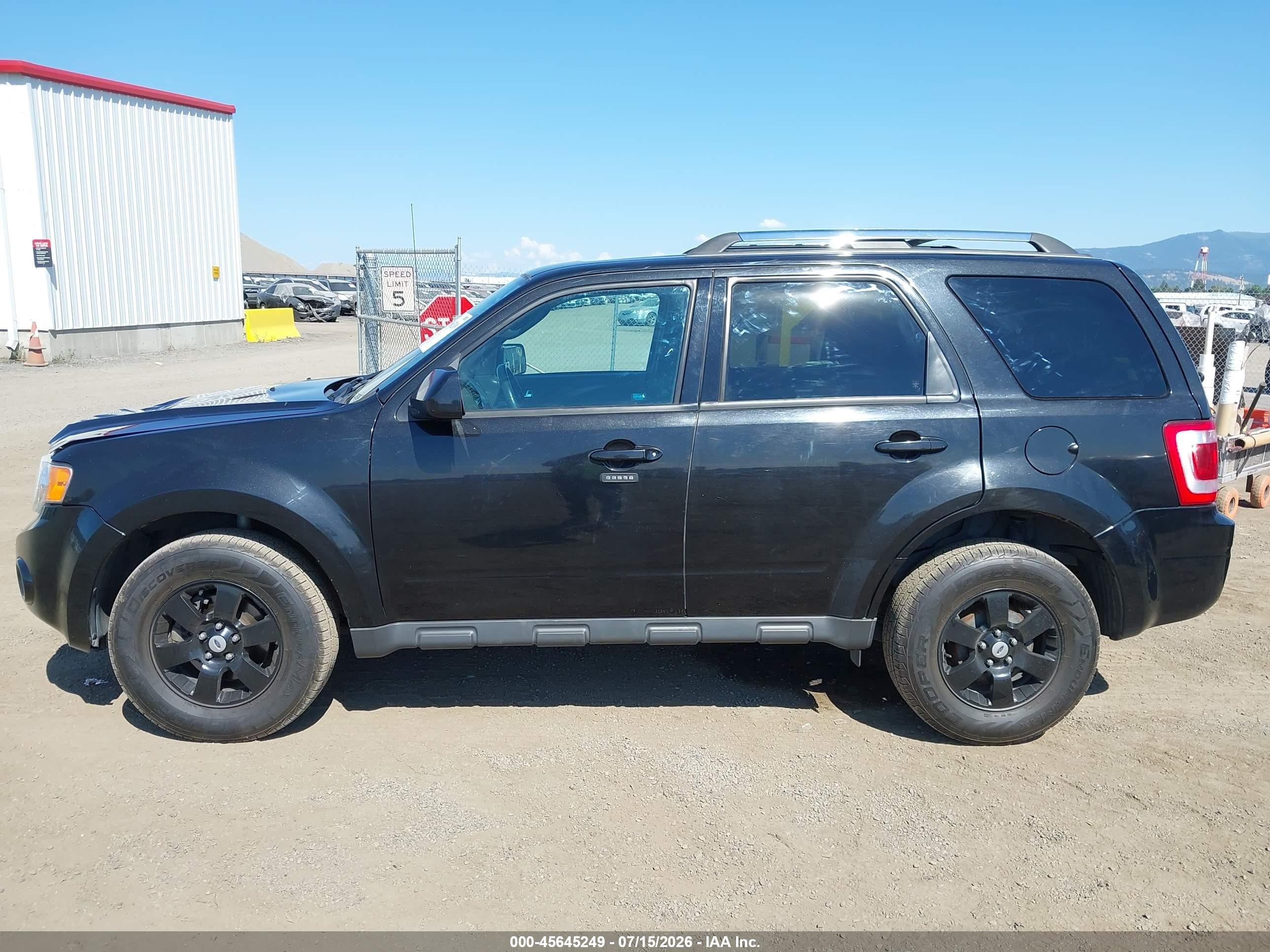 2011 Ford Escape Limited Black vin: 1FMCU9EG9BKB65625