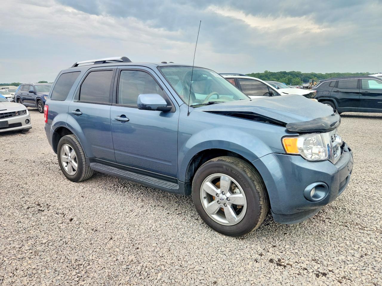 2011 Ford Escape Limited Blue vin: 1FMCU9EG9BKC37603