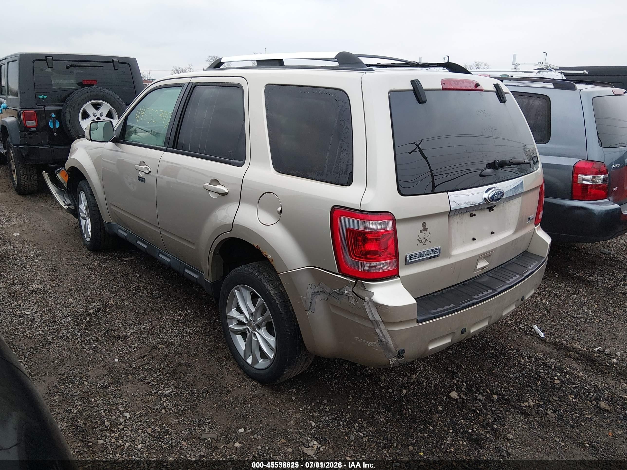 2012 Ford Escape Limited Gold vin: 1FMCU9EG9CKB28978
