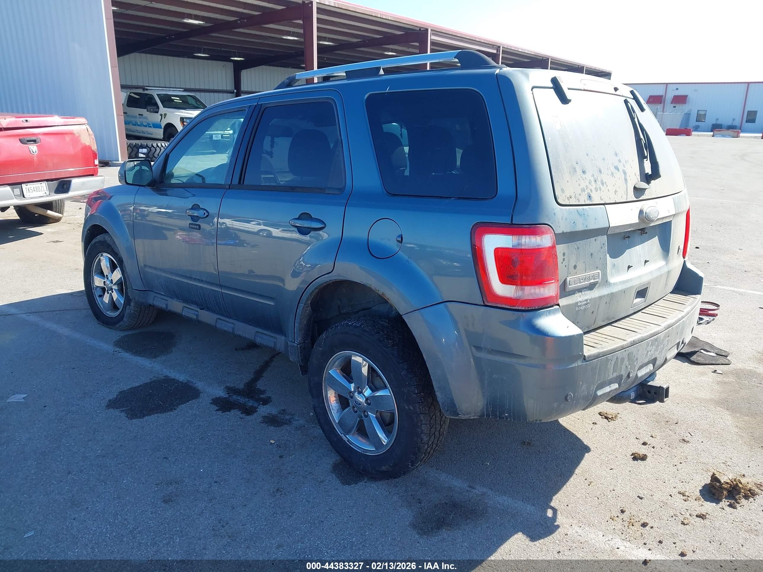 2012 Ford Escape Limited Blue vin: 1FMCU9EG9CKB77064