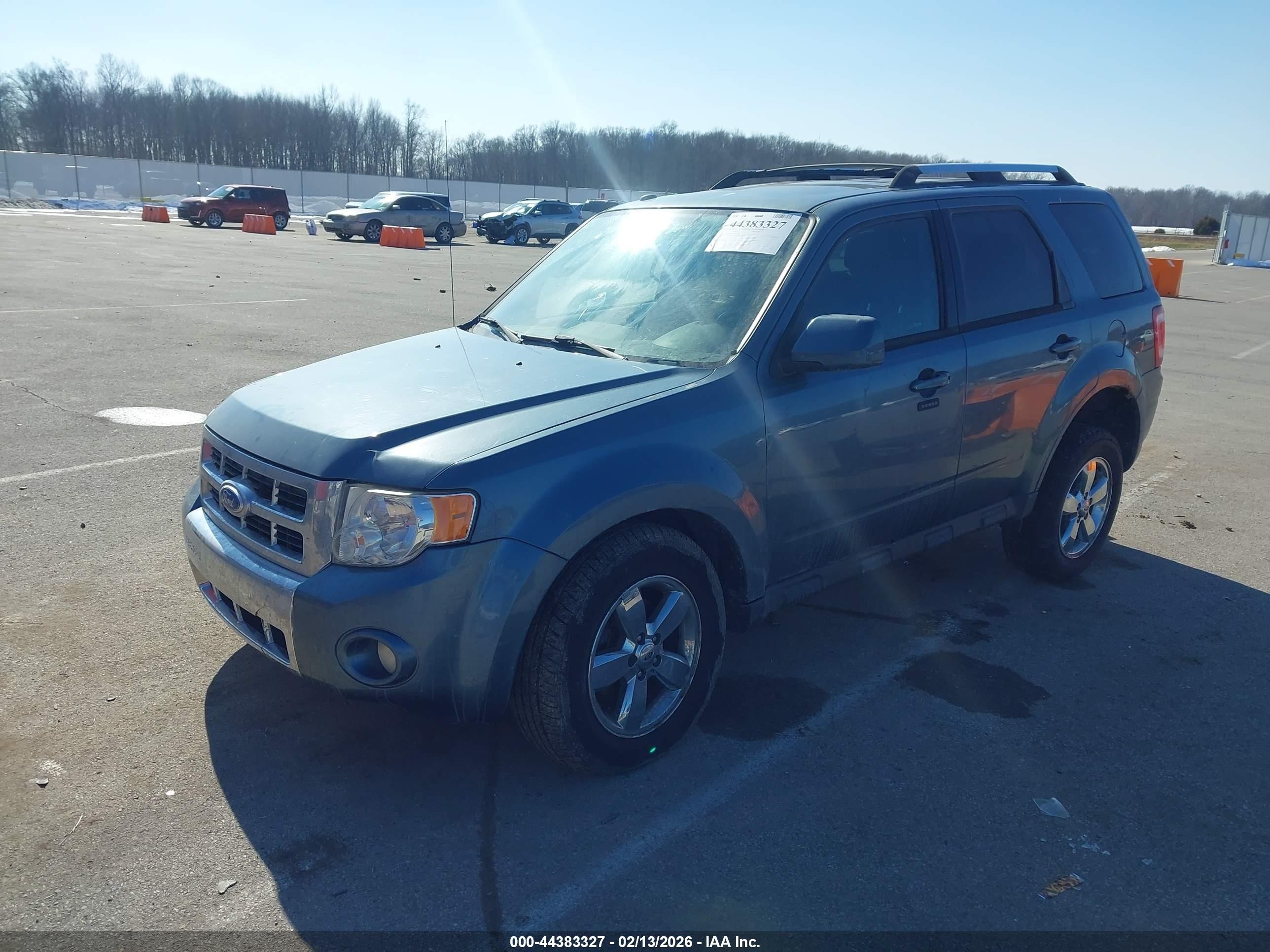 2012 Ford Escape Limited Blue vin: 1FMCU9EG9CKB77064
