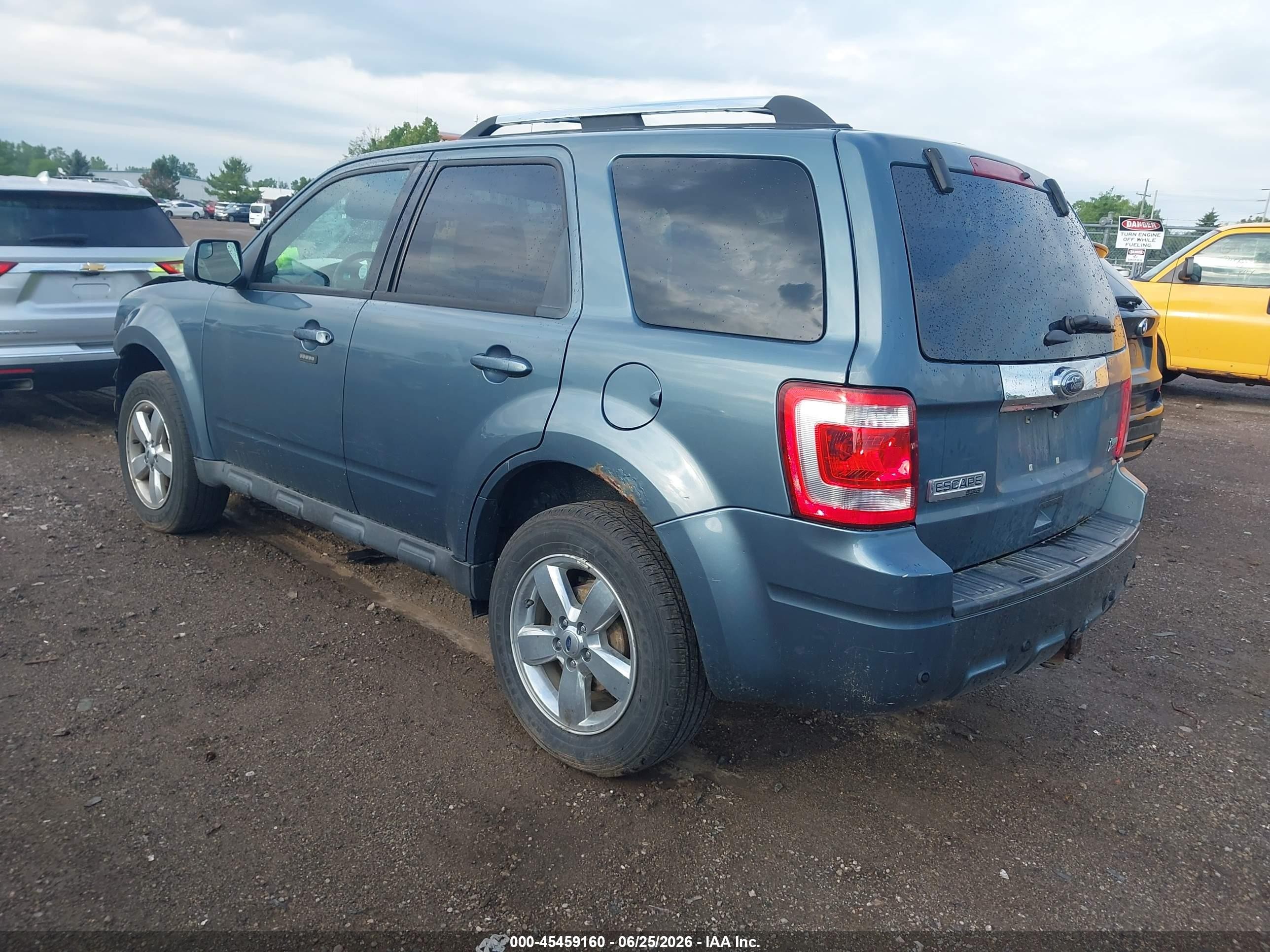 2012 Ford Escape Limited Blue vin: 1FMCU9EG9CKC05073