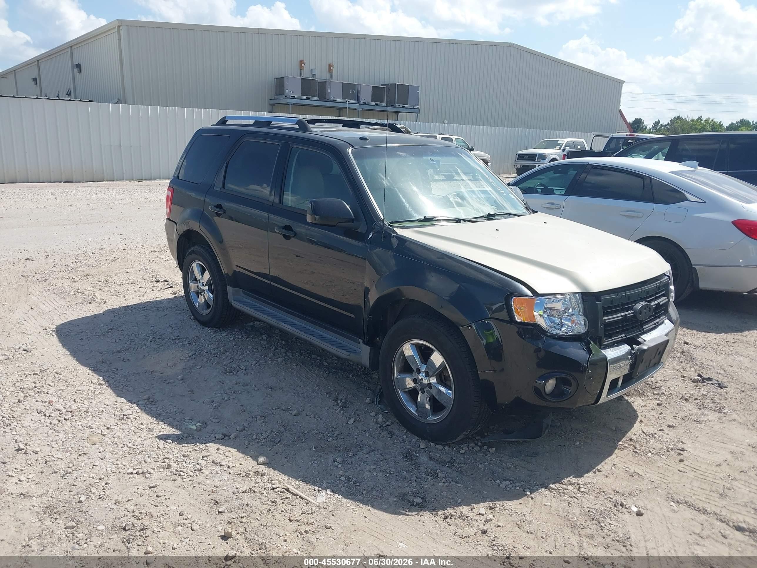 2010 Ford Escape Limited Black vin: 1FMCU9EGXAKA10077