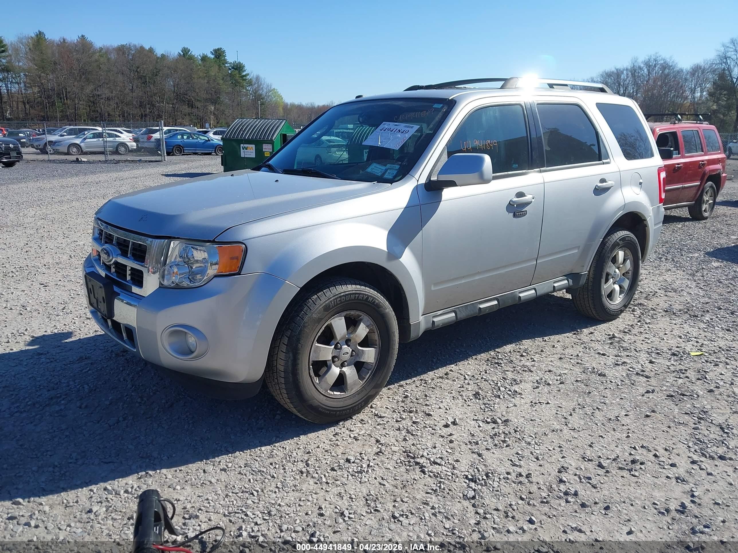2010 Ford Escape Limited Silver vin: 1FMCU9EGXAKB02614