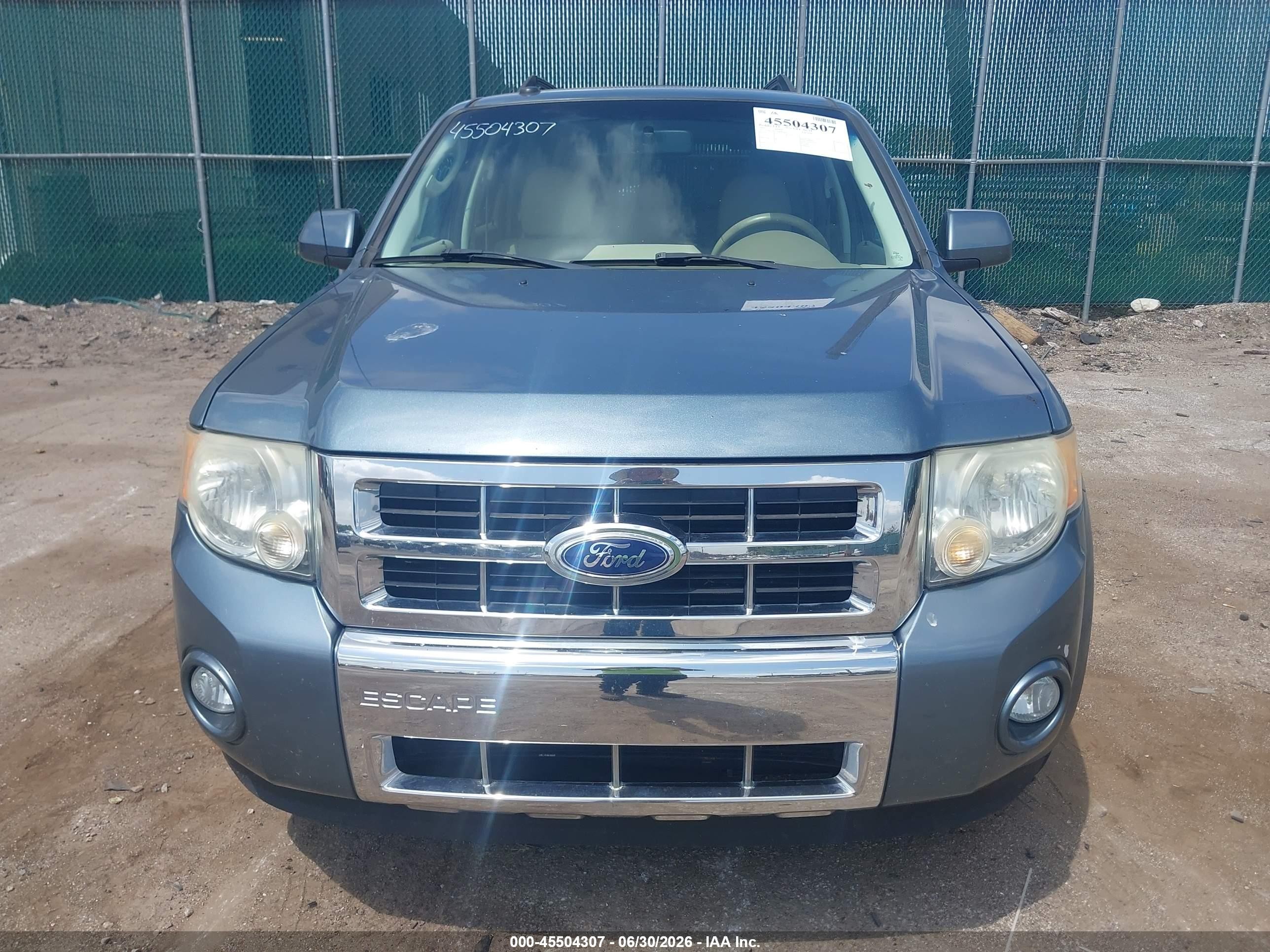 2010 Ford Escape Limited Blue vin: 1FMCU9EGXAKB10566