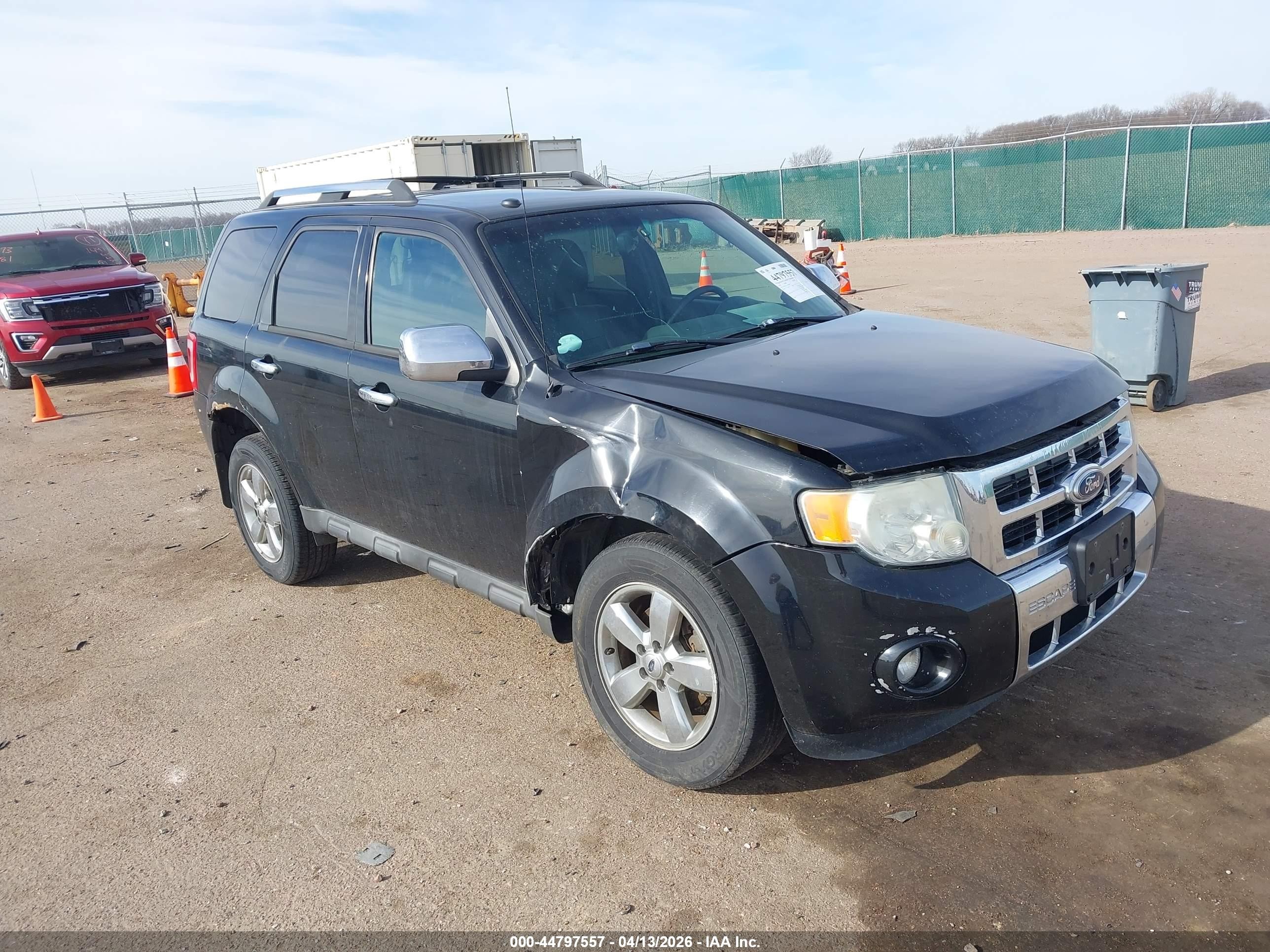 2010 Ford Escape Limited Black vin: 1FMCU9EGXAKB88409