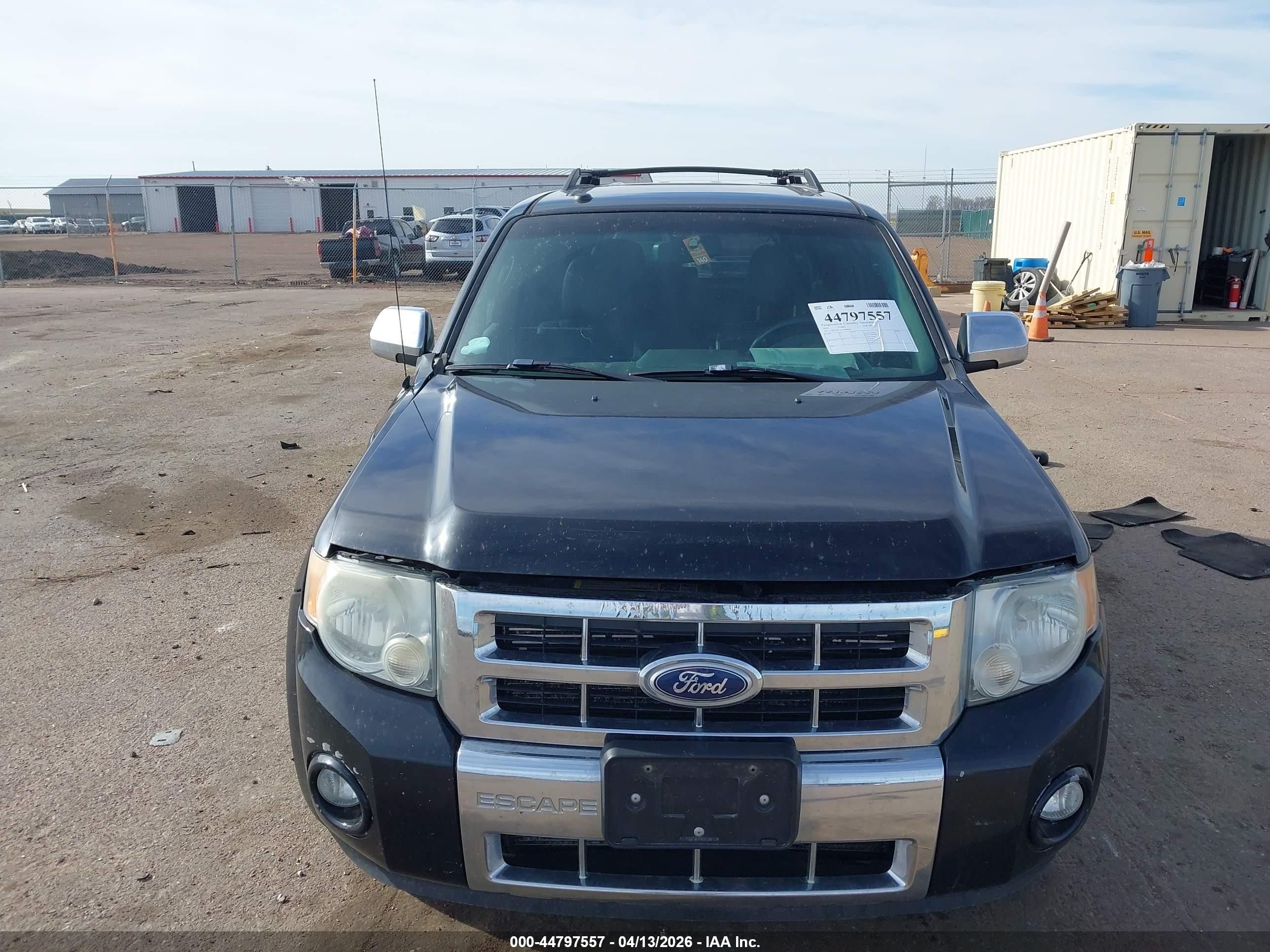 2010 Ford Escape Limited Black vin: 1FMCU9EGXAKB88409