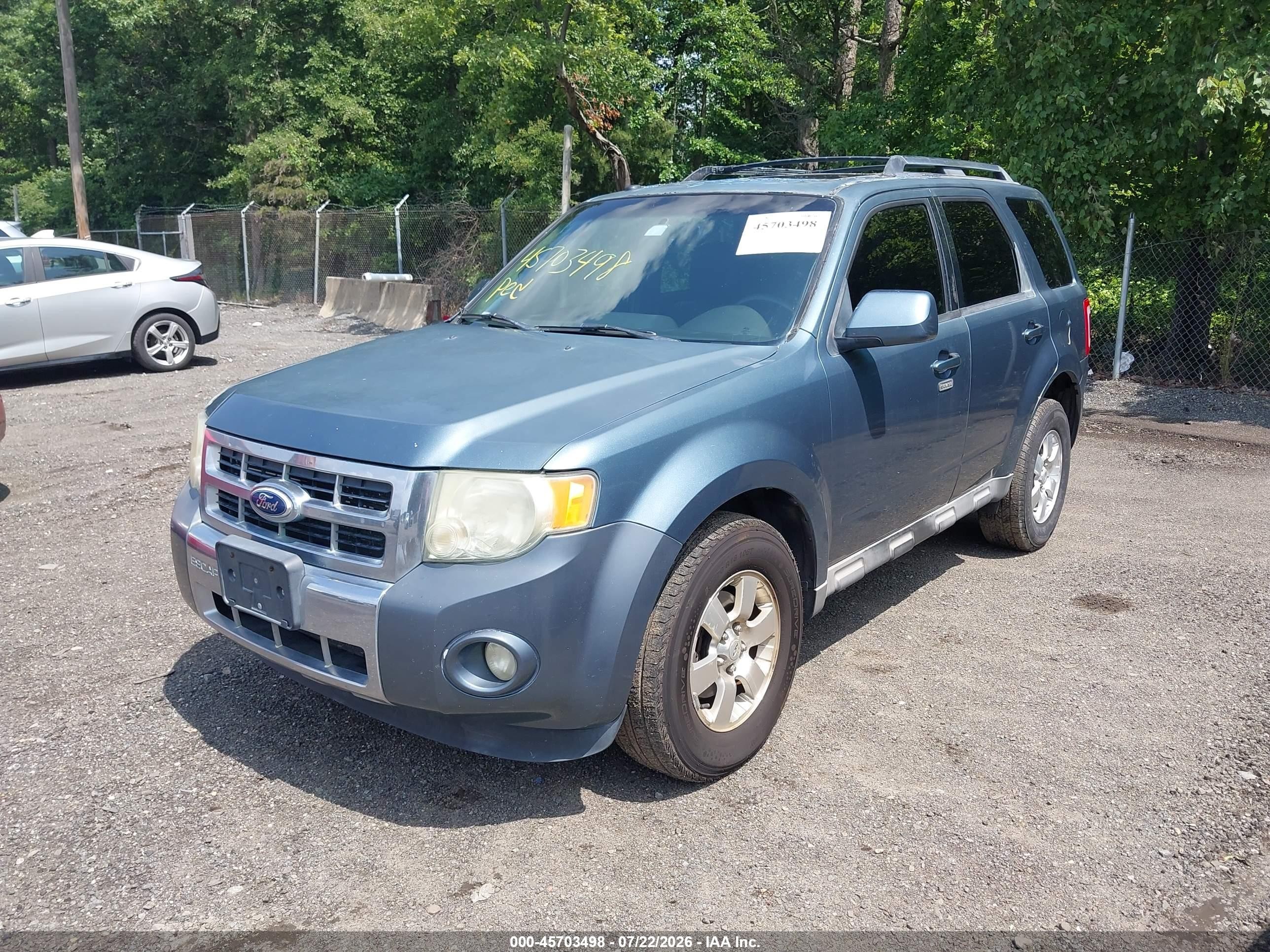 2011 Ford Escape Limited Зеленый vin: 1FMCU9EGXBKB25814