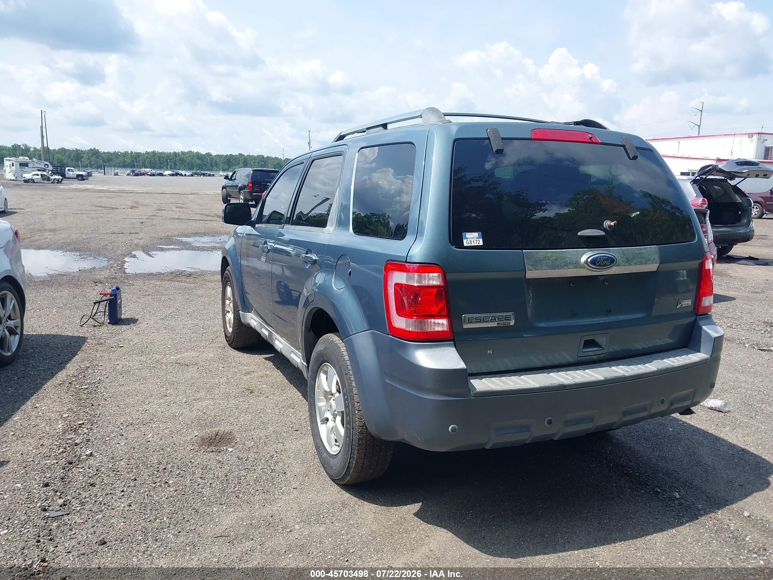 2011 Ford Escape Limited Зеленый vin: 1FMCU9EGXBKB25814