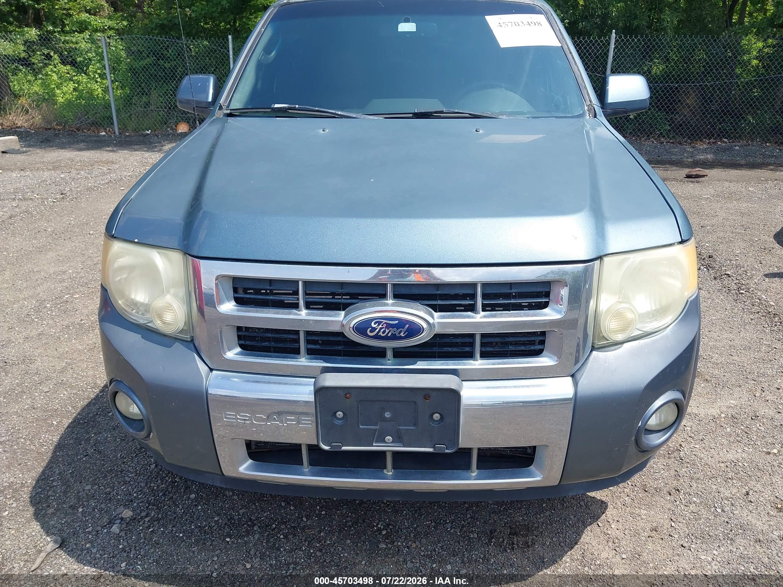 2011 Ford Escape Limited Зеленый vin: 1FMCU9EGXBKB25814
