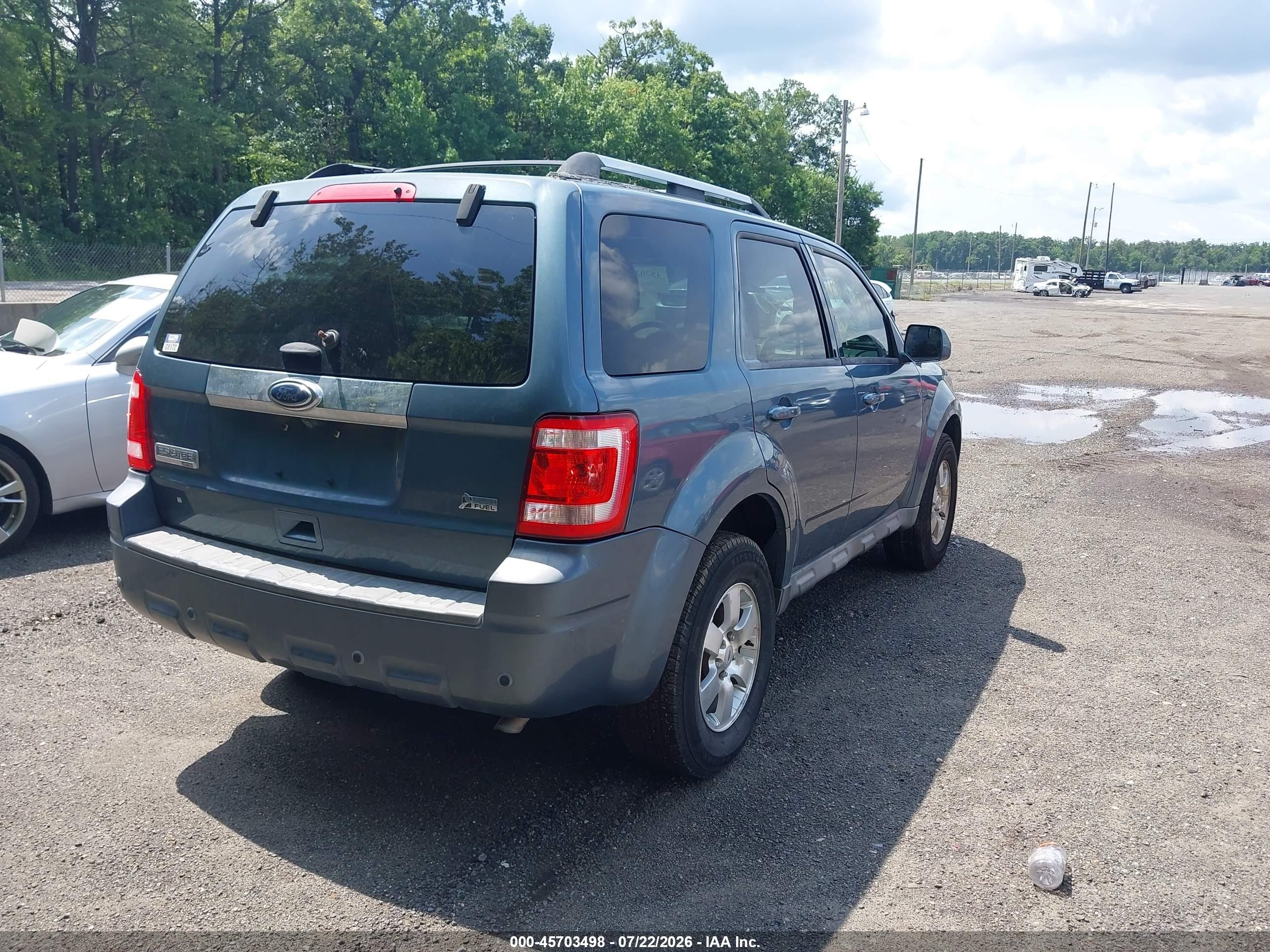 2011 Ford Escape Limited Зеленый vin: 1FMCU9EGXBKB25814